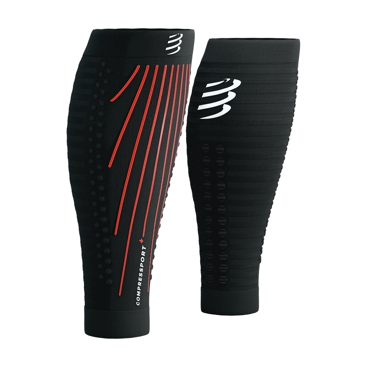 Compressport R2 Aero Mangas de Compresión - Black/Red