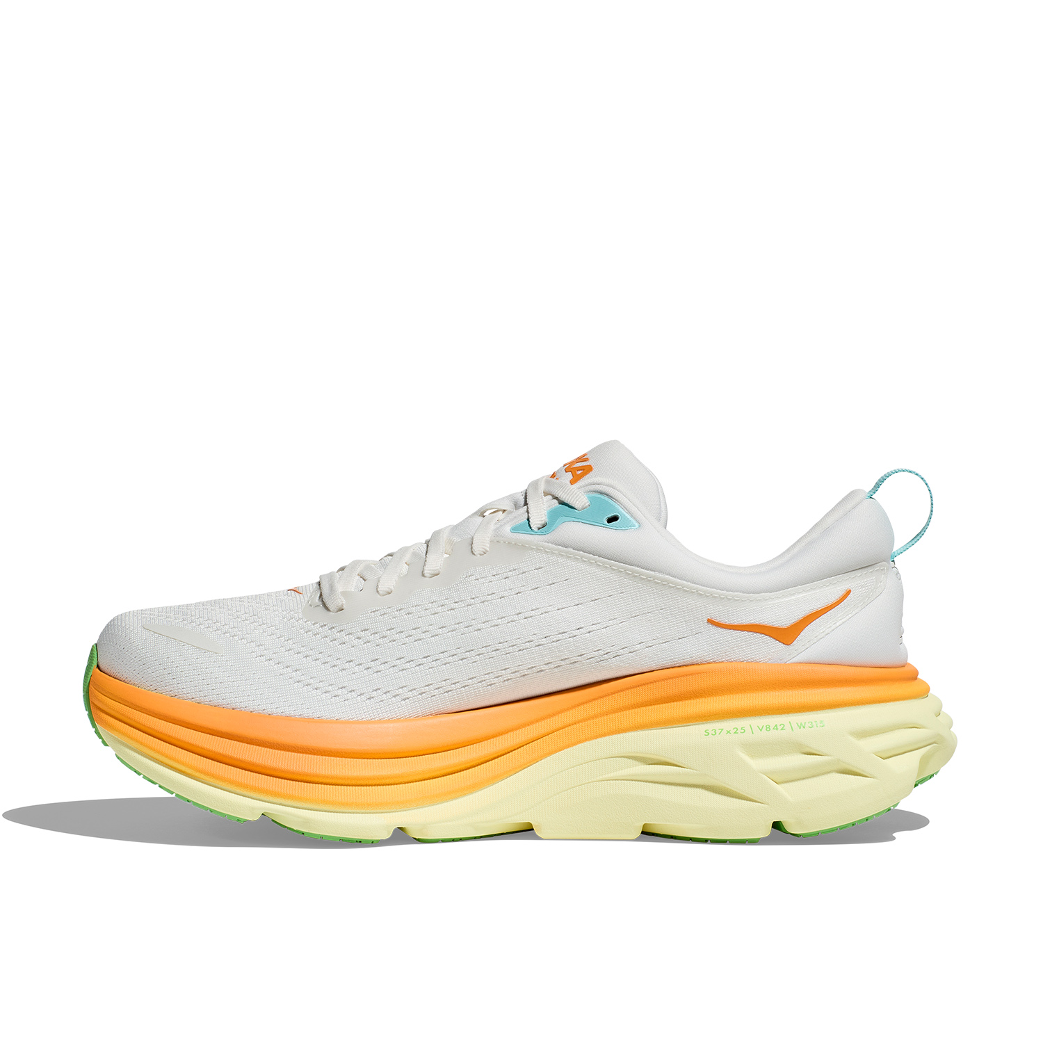 Hoka Bondi 8 - Blanc De Blanc/Solar Flare