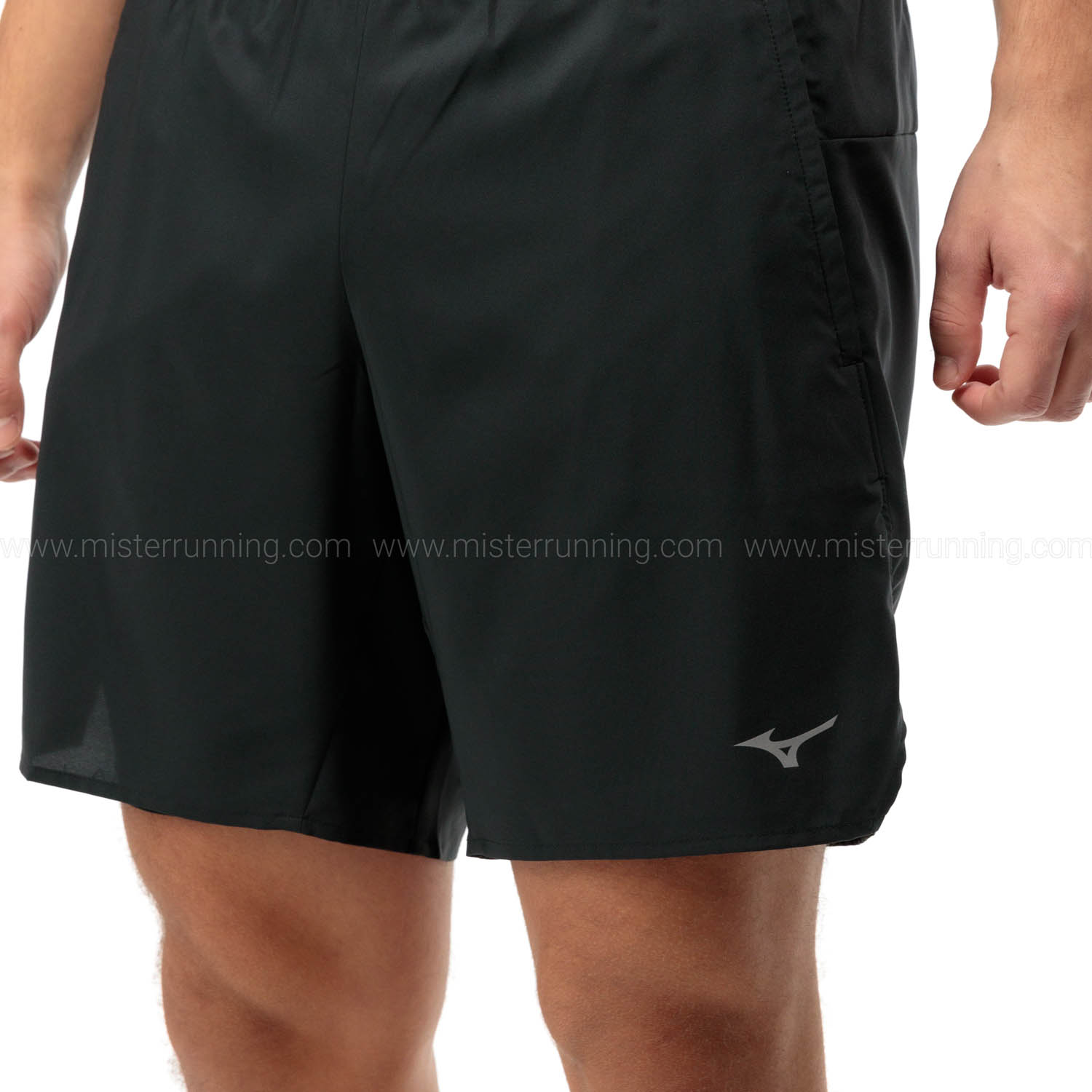 Mizuno Core 2 in 1 7.5in Shorts - Black
