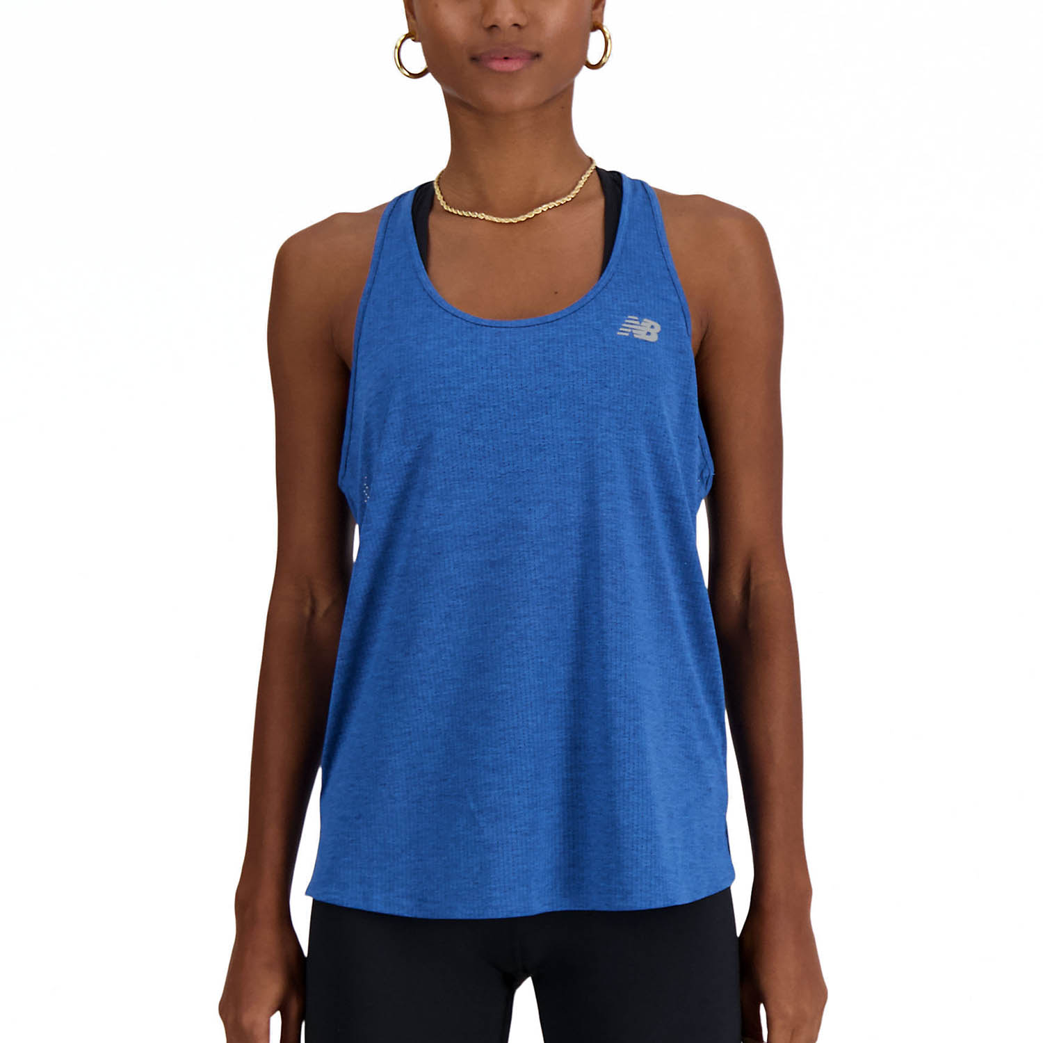 New Balance Athletics Tank - Blue Agate Heather