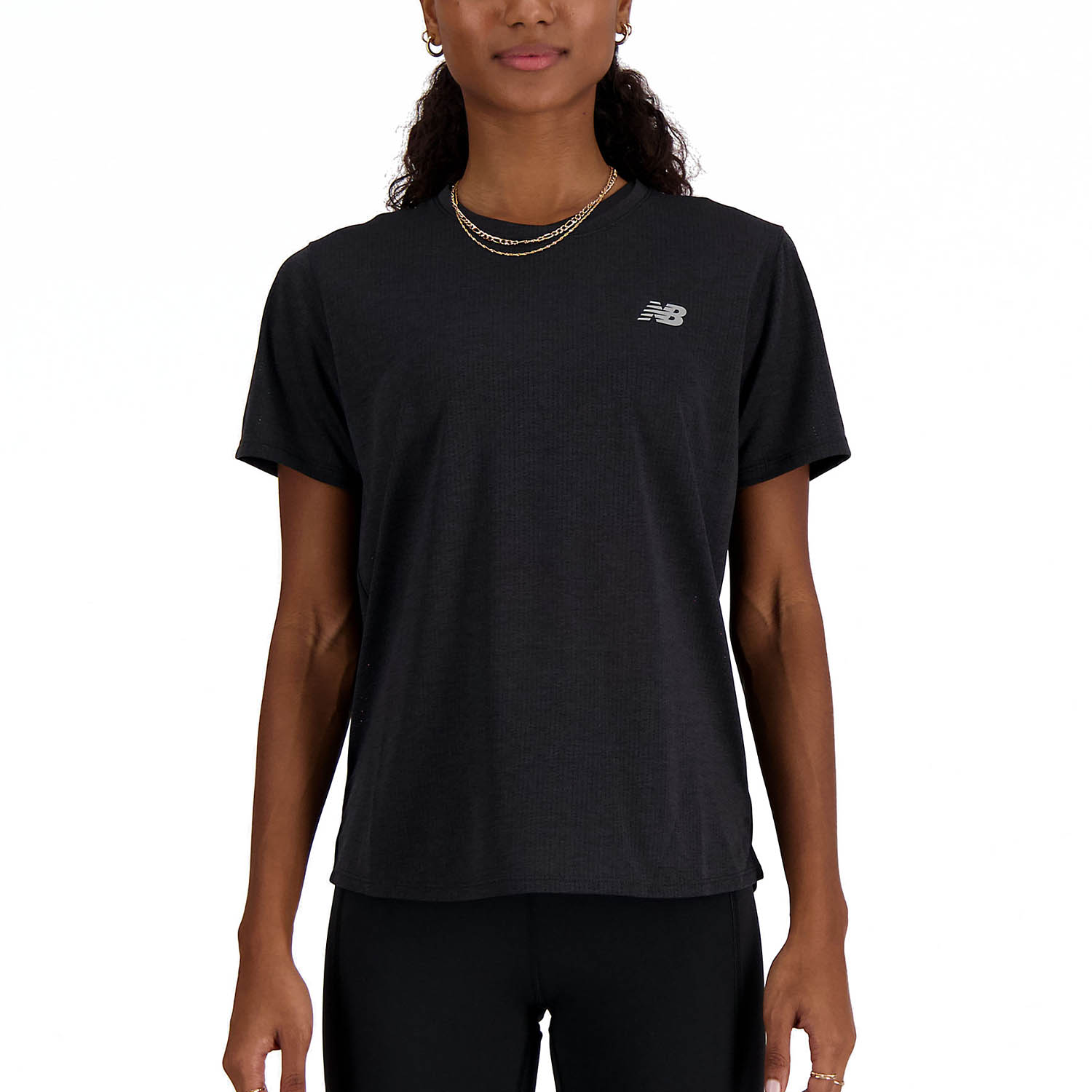 New Balance Athletics Camiseta - Black Heather