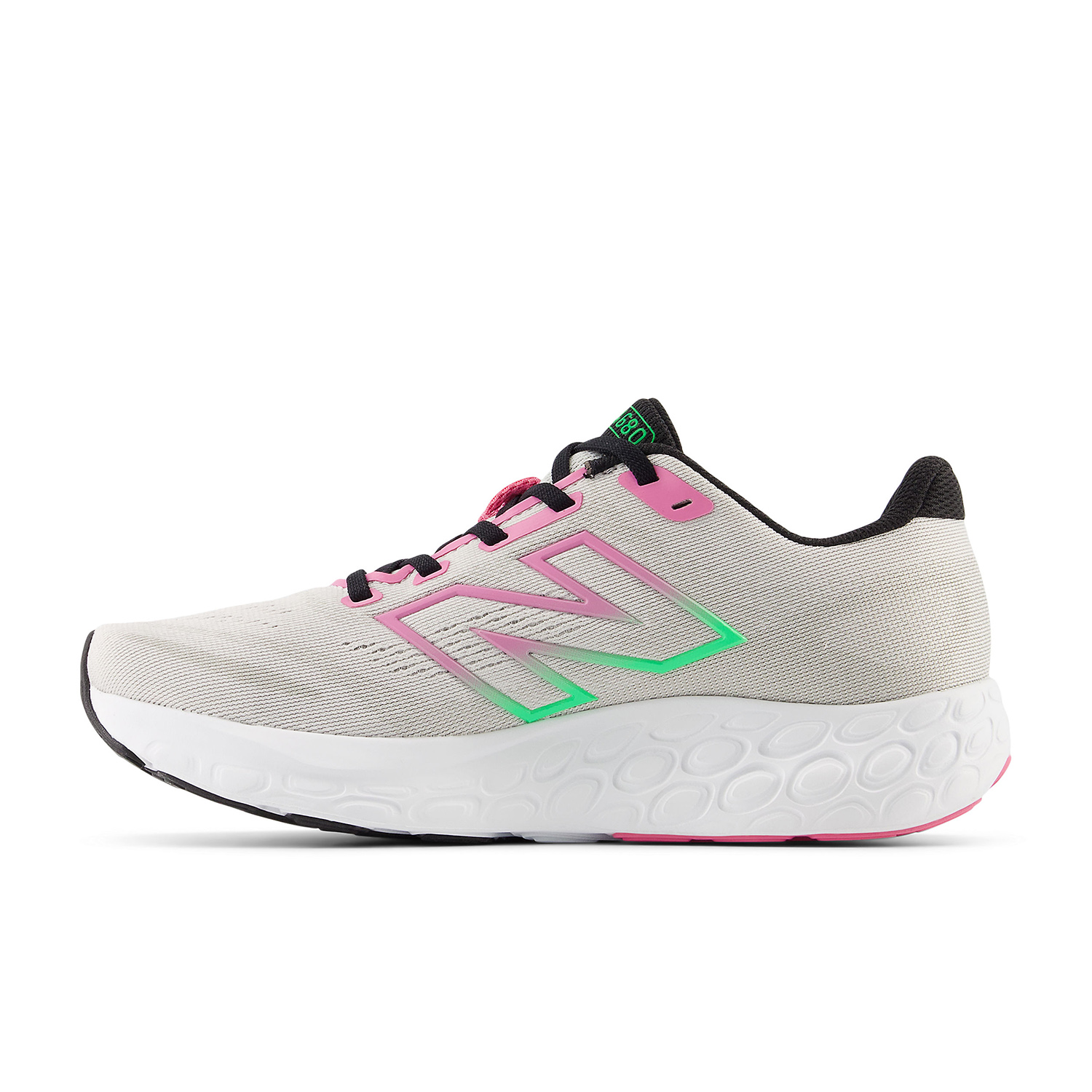 New Balance Fresh Foam 680v8 - Grey Matter/Black/Real Pink