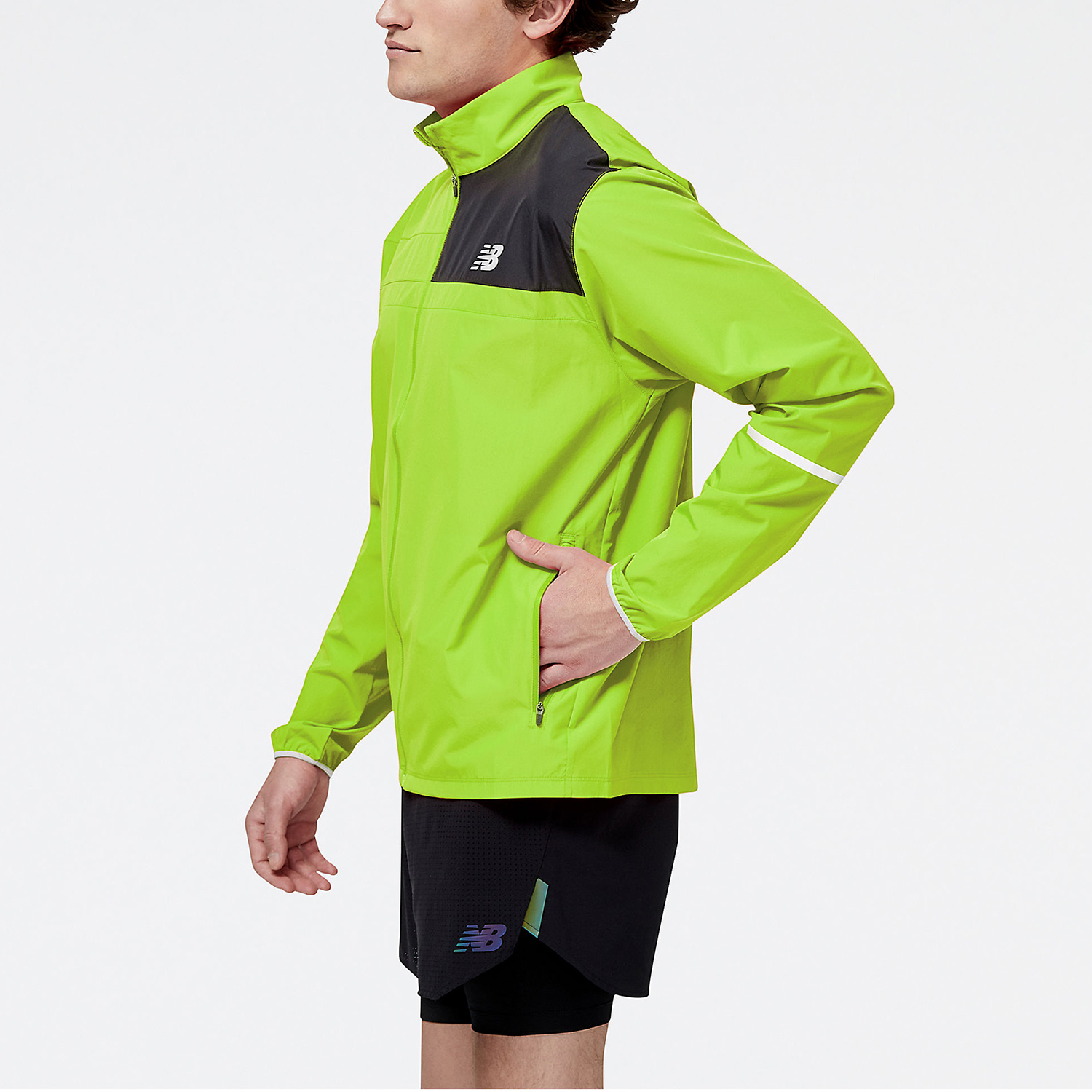 New Balance Hi-Viz Accelerate Jacket - Thirty Watt