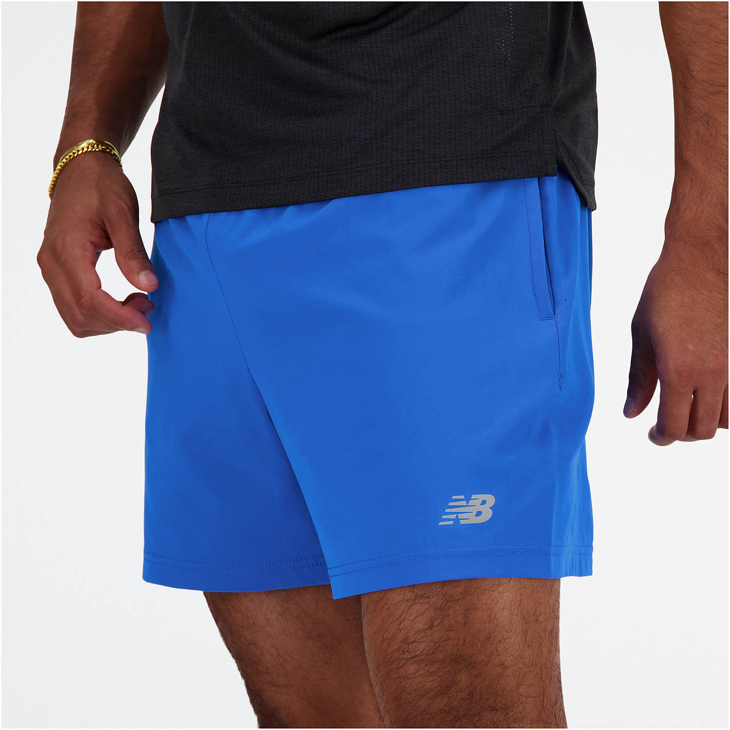 New Balance Performance 5in Shorts - Blue Oasis