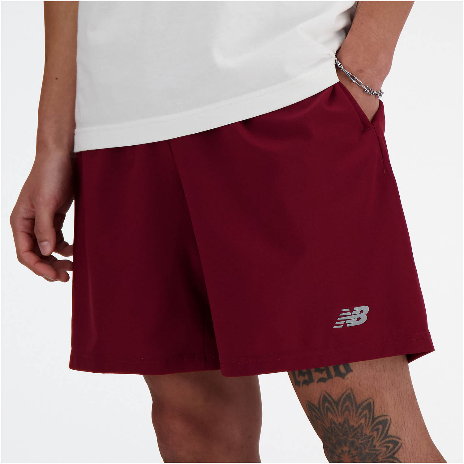 New Balance Performance 7in Shorts - Mineral Red