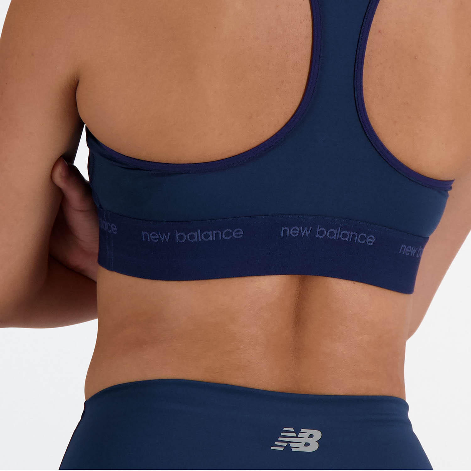 New Balance Sleek Pace Sports Bra - NB Navy