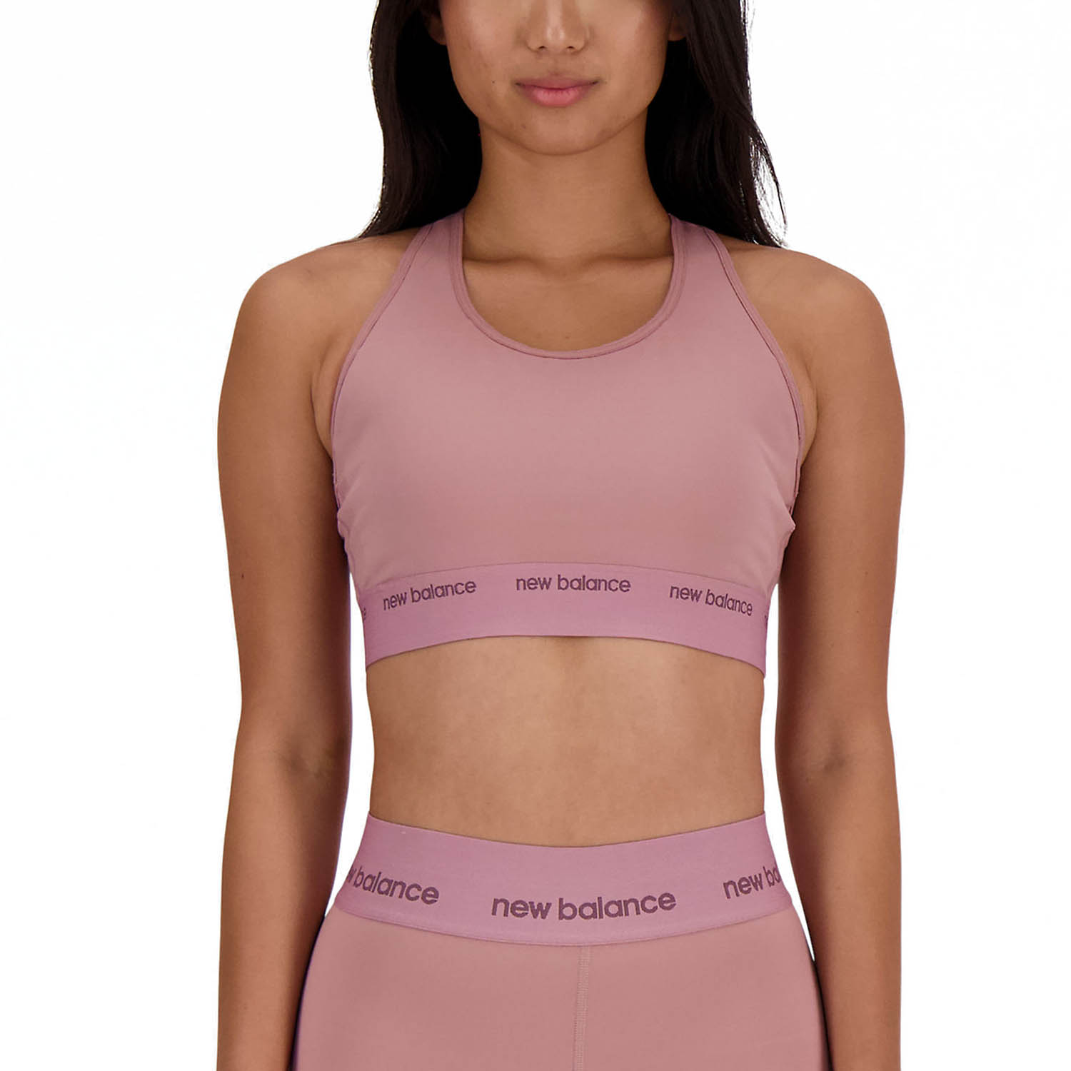 New Balance Peach Sports Bra  Sports bra, New balance pink