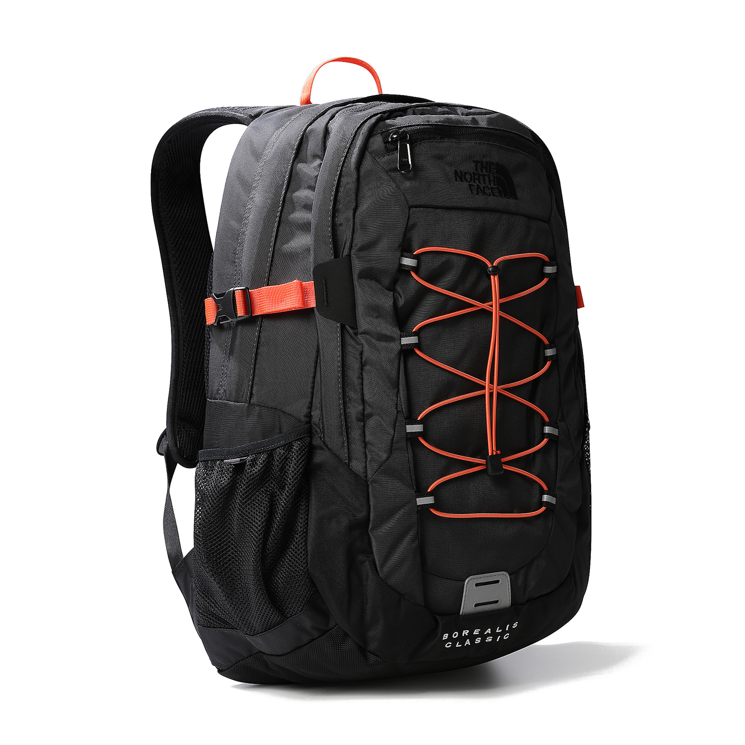 The North Face Borealis Classic Zaino - Asphalt Grey/Retro Orange