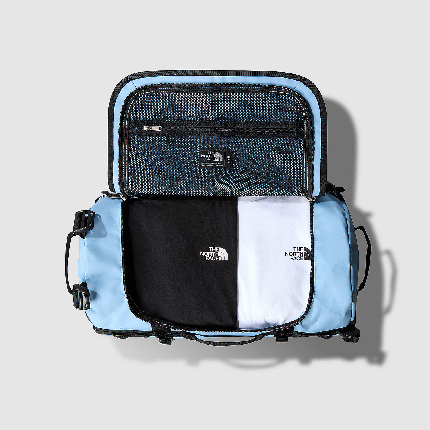The North Face Base Camp S Bolso - Steel Blue/TNF Black
