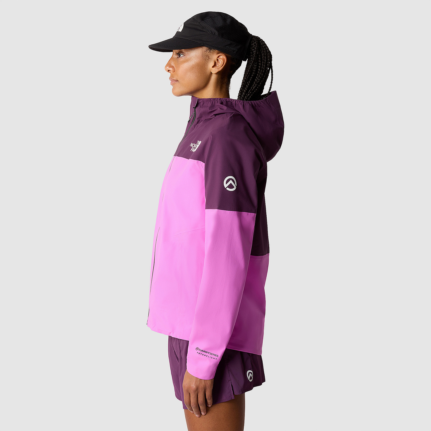 The North Face Summit Superior Futurelight Giacca - Black/Currant Purple