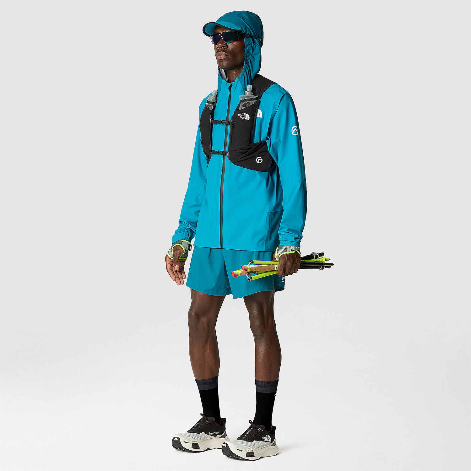 The North Face Summit Pacesetter 5in Shorts - Blue Moss/Sapphire Slat