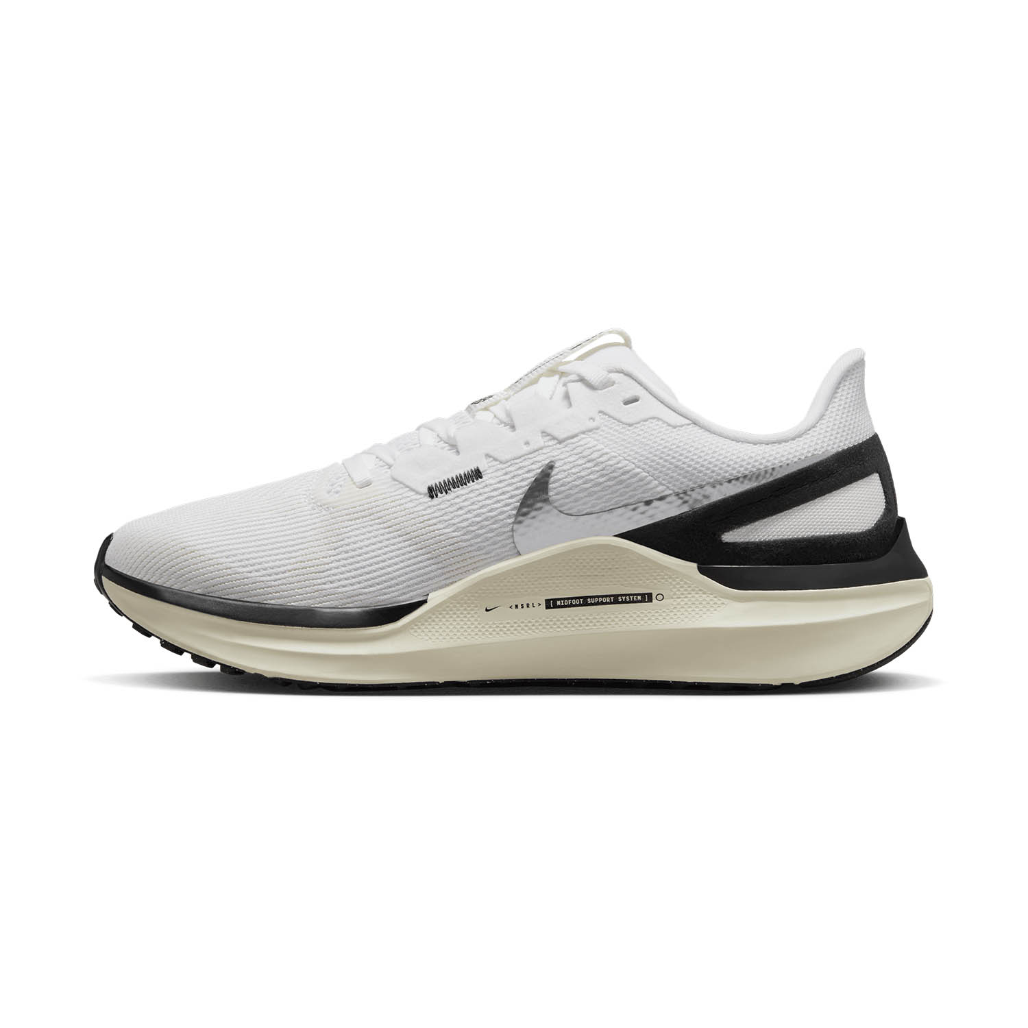 Nike Air Zoom Structure 25 - White/Black/Sail/Coconut Milk