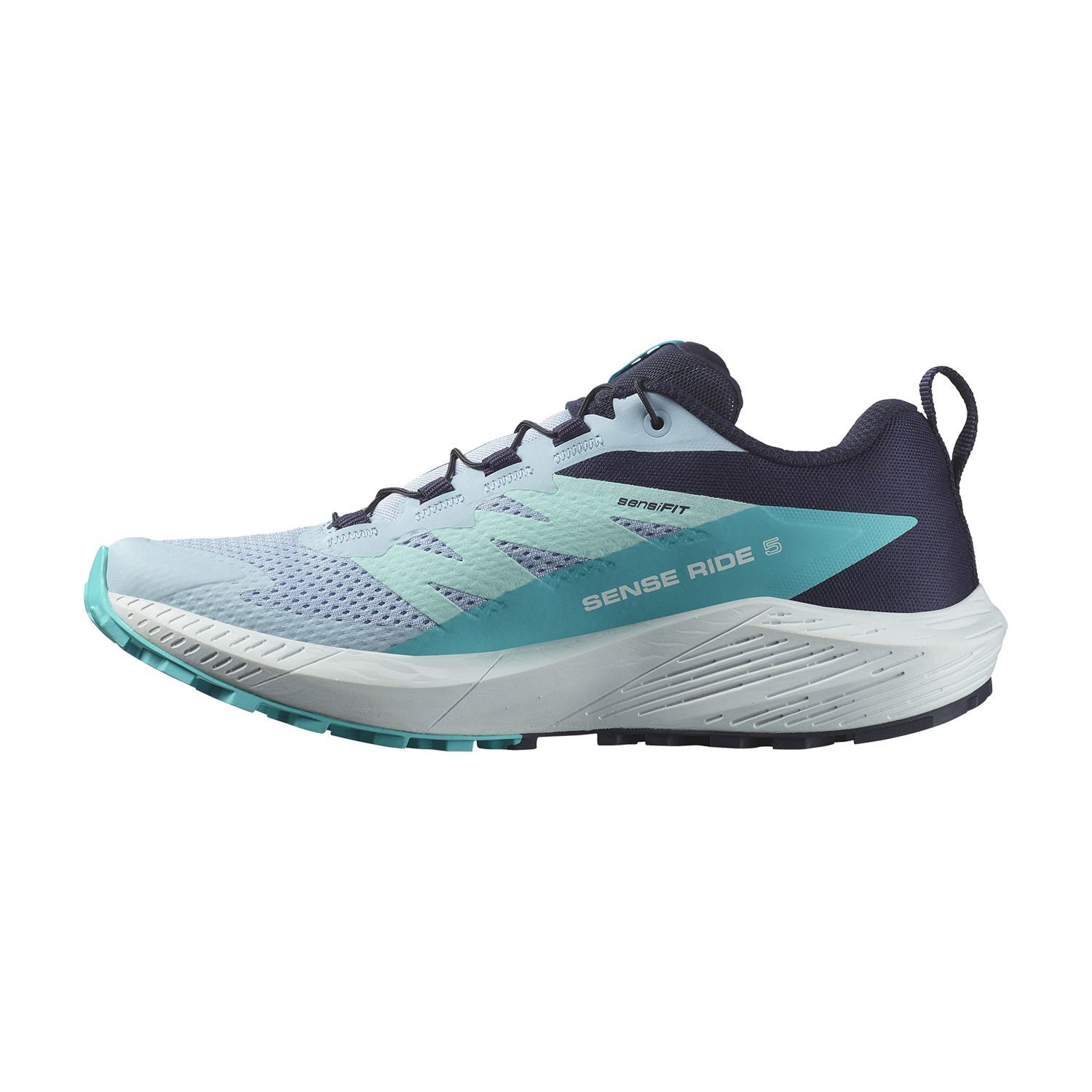 Salomon Sense Ride 5 - Cashmere Blue/Carbon/Peacock Blue