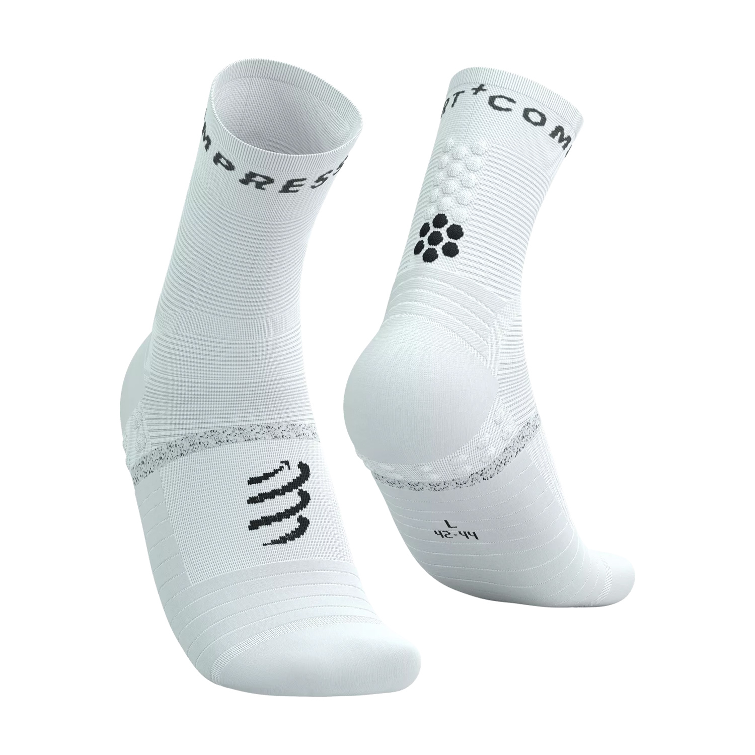 Compressport Pro Marathon V2.0 Socks - White/Black