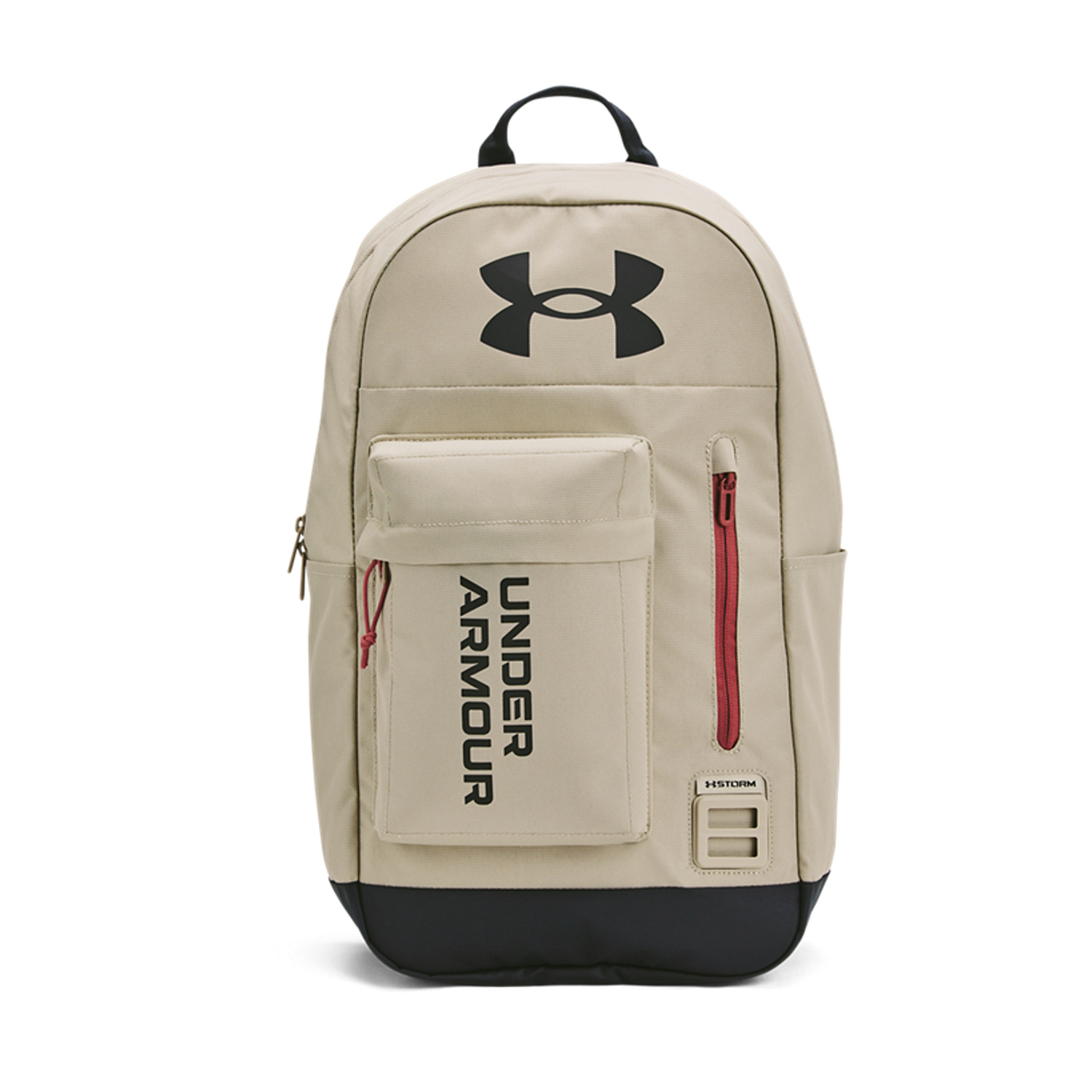 Under Armour Halftime Backpack - Khaki Base/Sedona Red/Anthracite