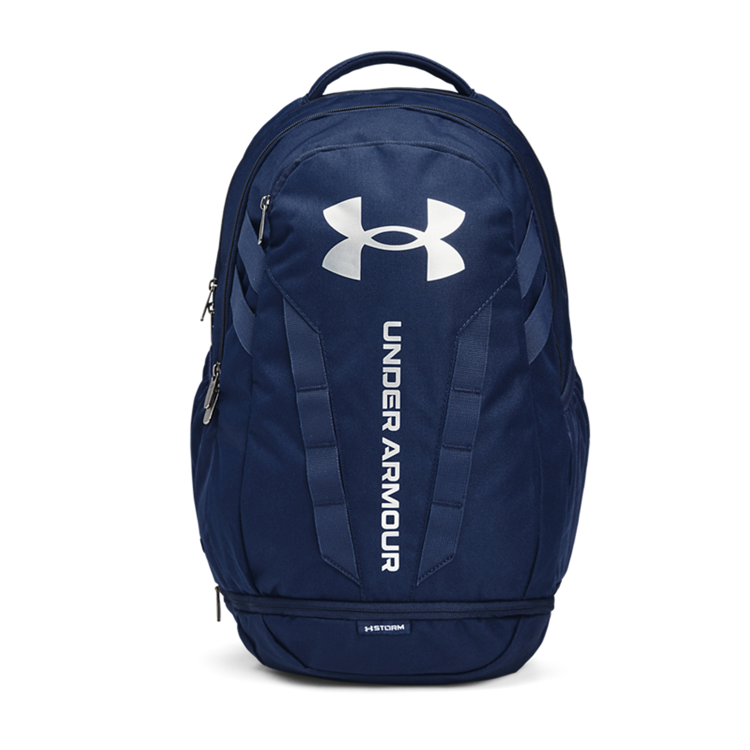 Under Armour Hustle 5.0 Backpack - Navy/Academy/Silver