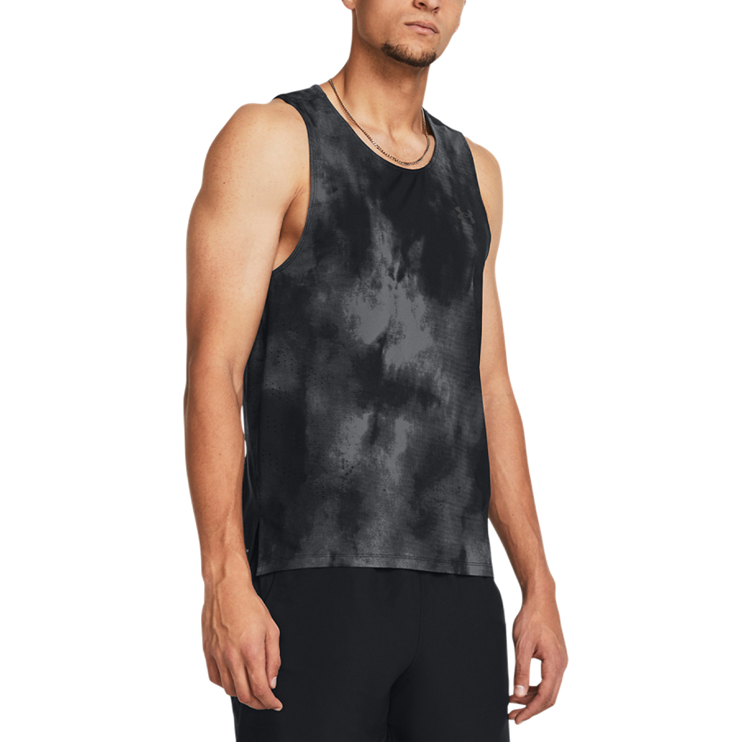 Under Armour Launch Elite Tank - Black/Castlerock/Reflective