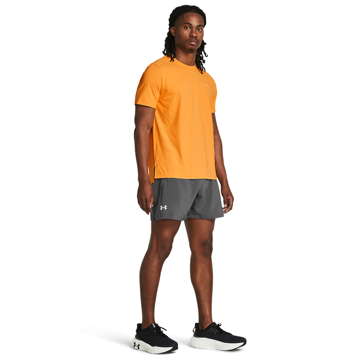 Under Armour Launch 5in Shorts - Castlerock/Reflective