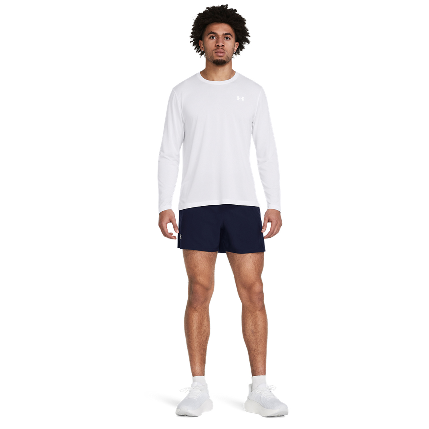 Under Armour Launch 5in Shorts - Midnight Navy/Reflective