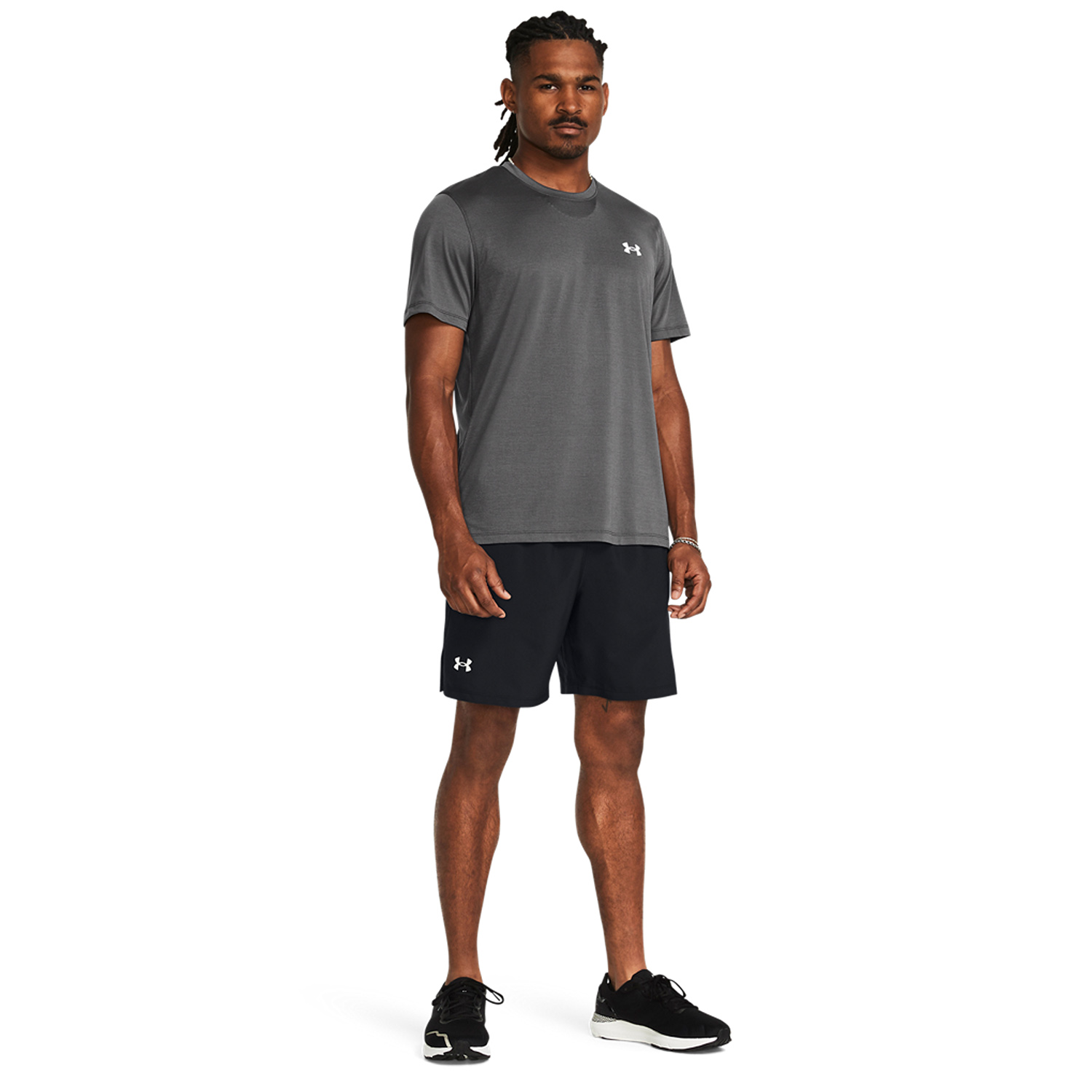 Under Armour Launch 7in Shorts - Black/Reflective
