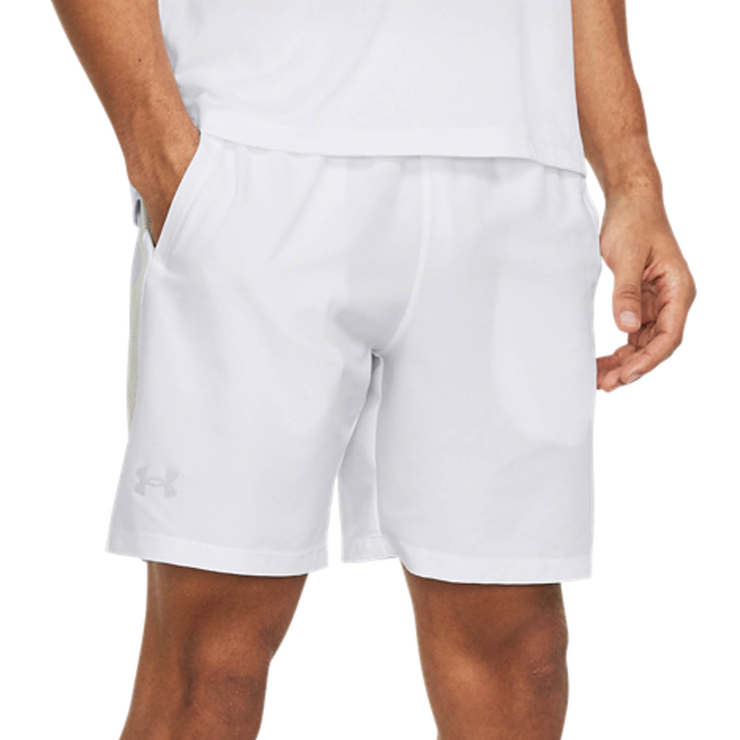 Under Armour Launch 7in Shorts - White/Reflective