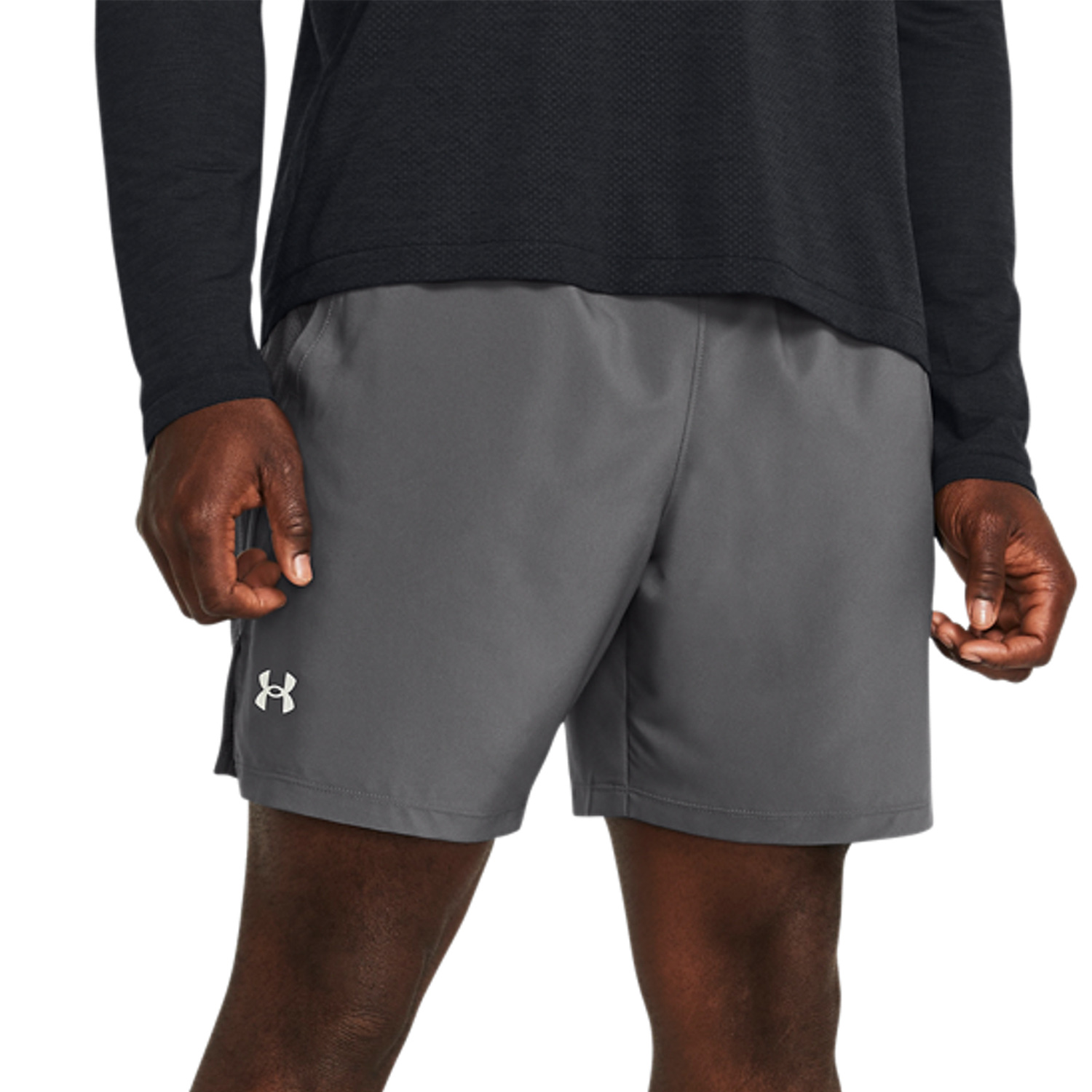 Under Armour Launch 7in Shorts - Castlerock/Reflective