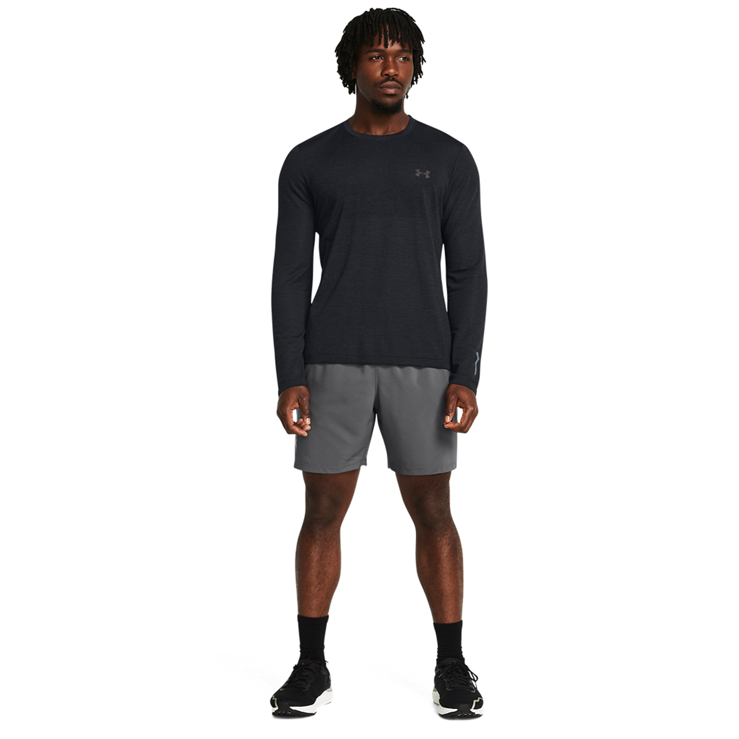 Under Armour Launch 7in Shorts - Castlerock/Reflective