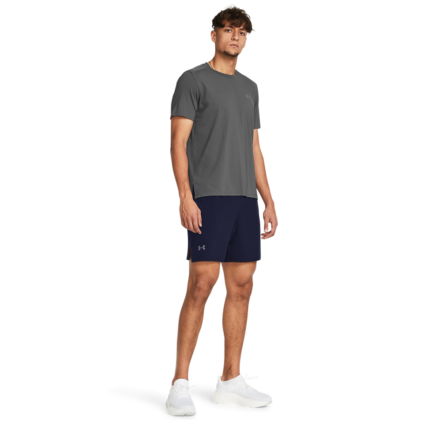 Under Armour Speedpocket 5 Running Short Black/Reflective