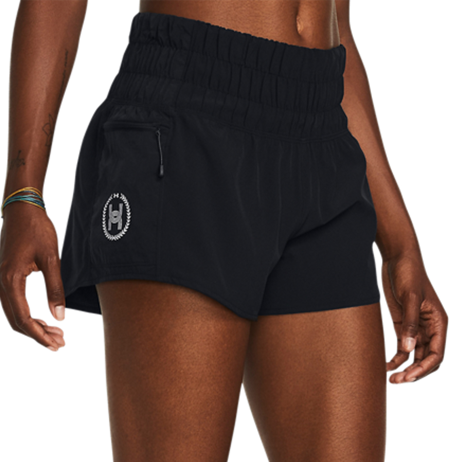 Under Armour Run Everywhere 2.5in Shorts - Black/White