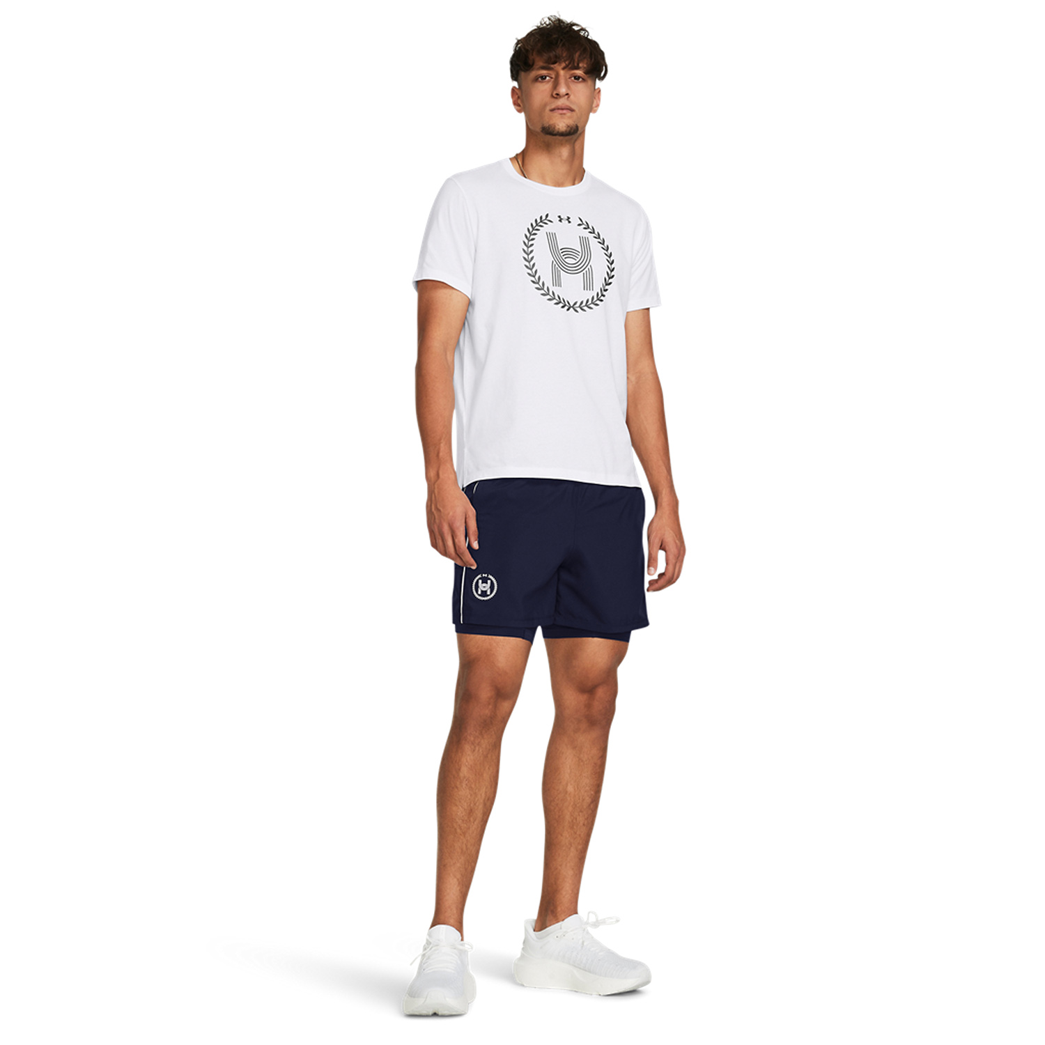 Under Armour Run Everywhere 5in Shorts - Midnight Navy/Black/White