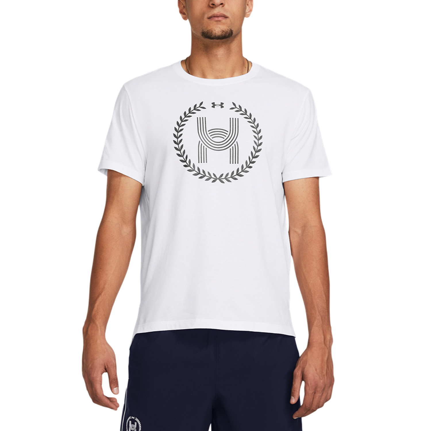 Under Armour Run Everywhere Wreath T-Shirt - White/Castlerock