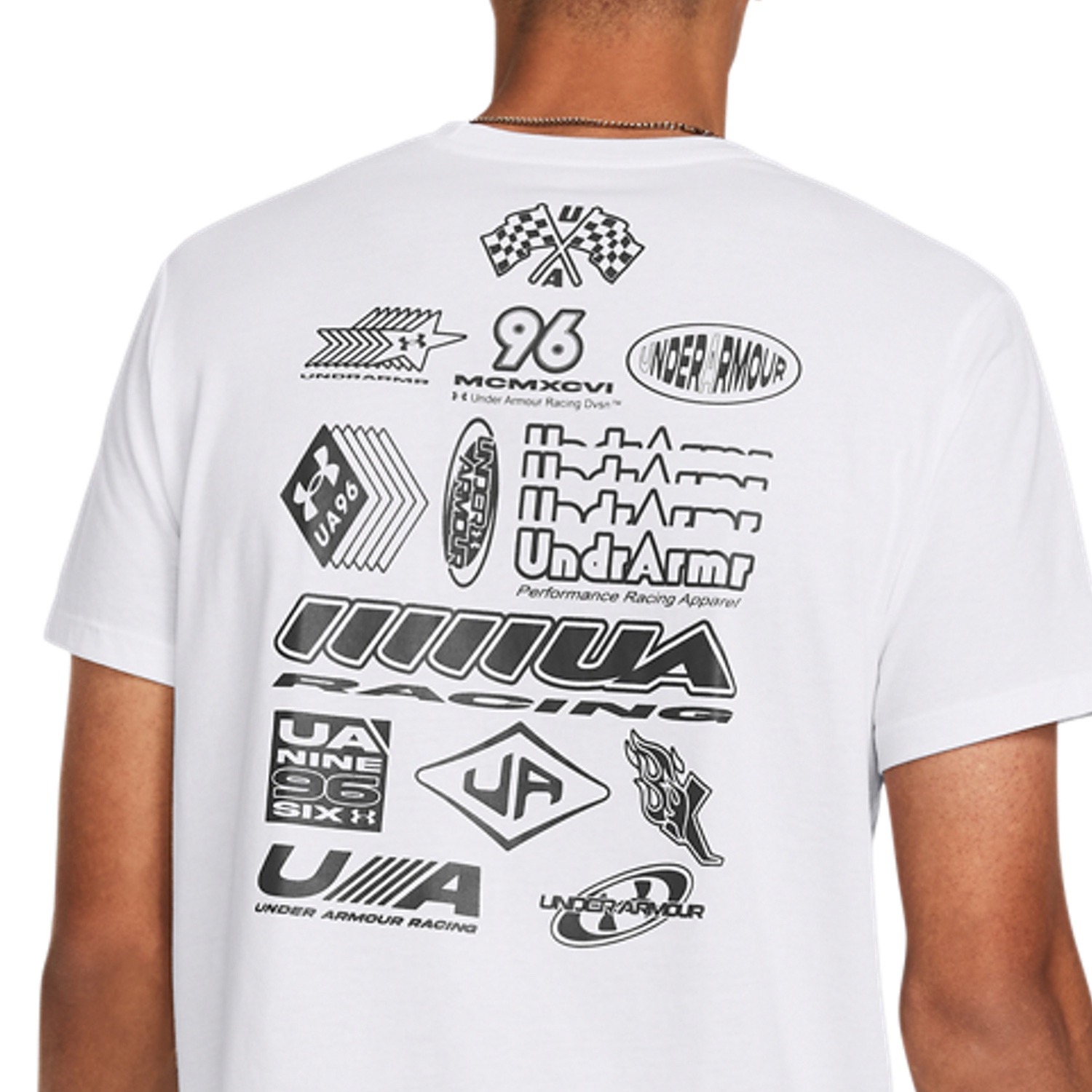 Under Armour Run Everywhere Wreath T-Shirt - White/Castlerock