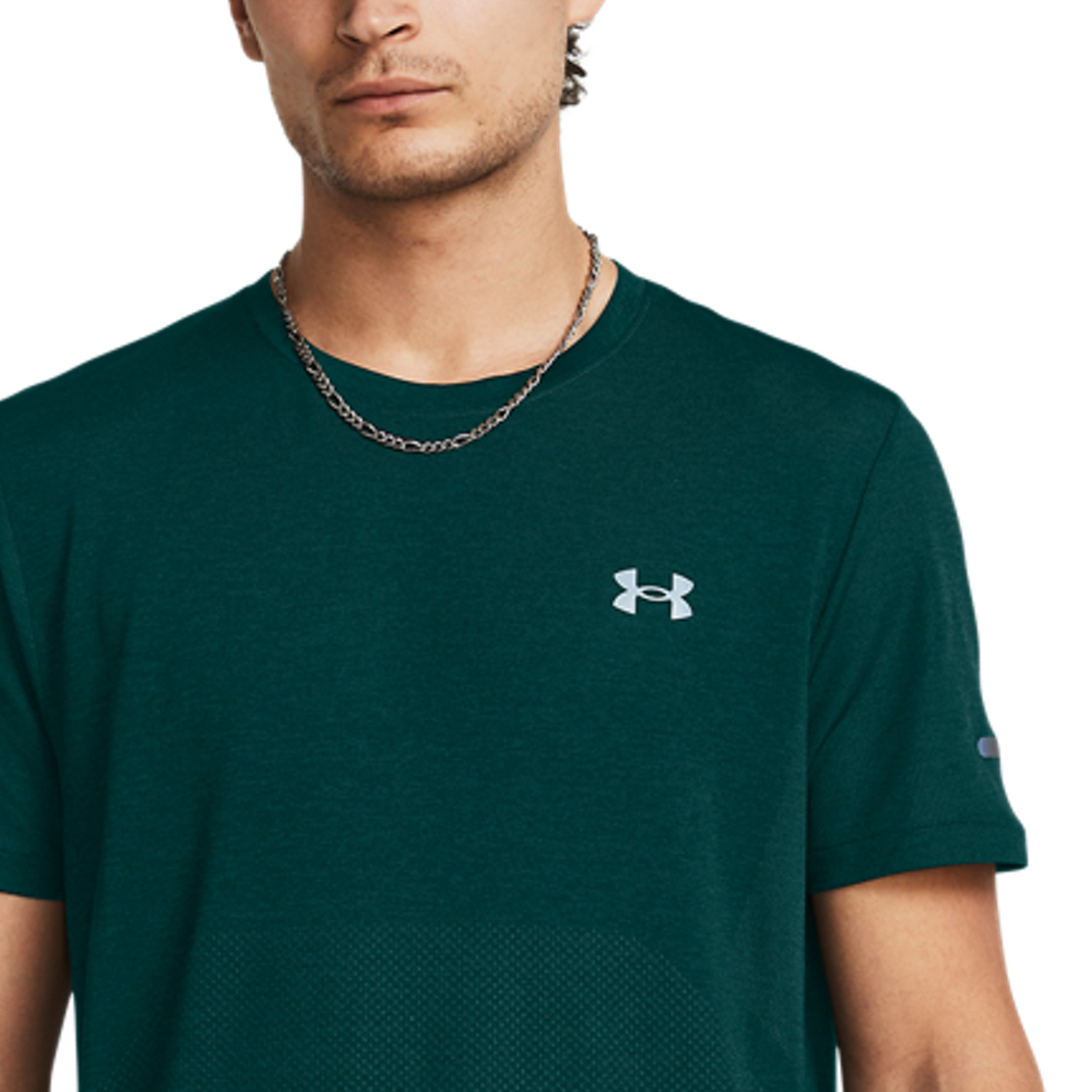 Under Armour Seamless Stride T-Shirt - Hydro Teal/Reflective