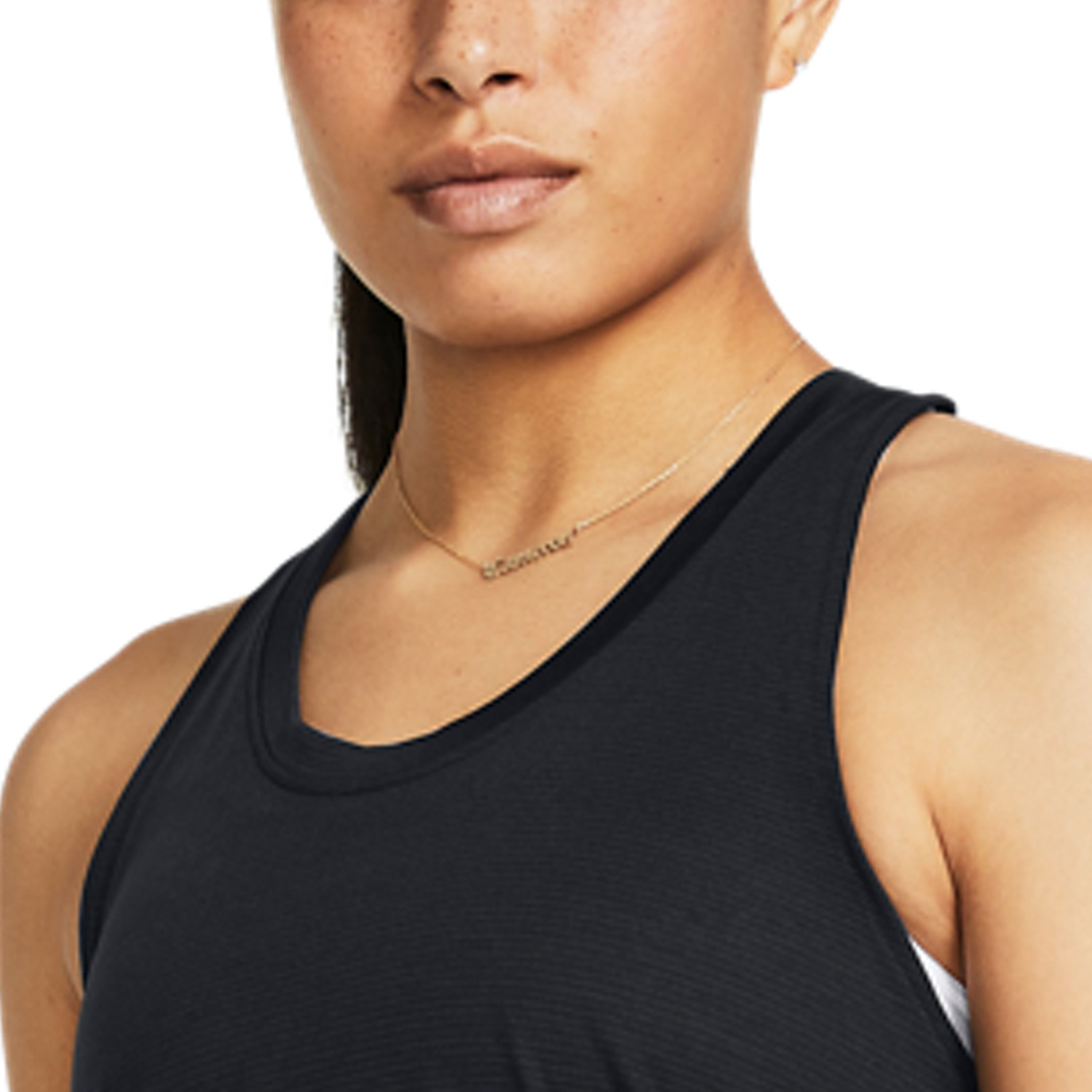 Under Armour Streaker Tank - Black/Reflective