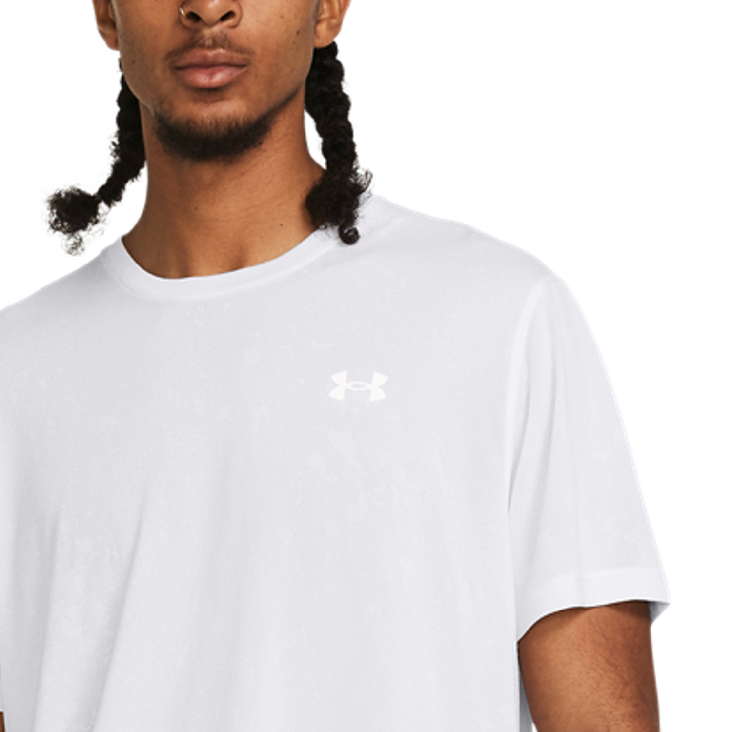 Under Armour Streaker Splatter Camiseta - White/Reflective