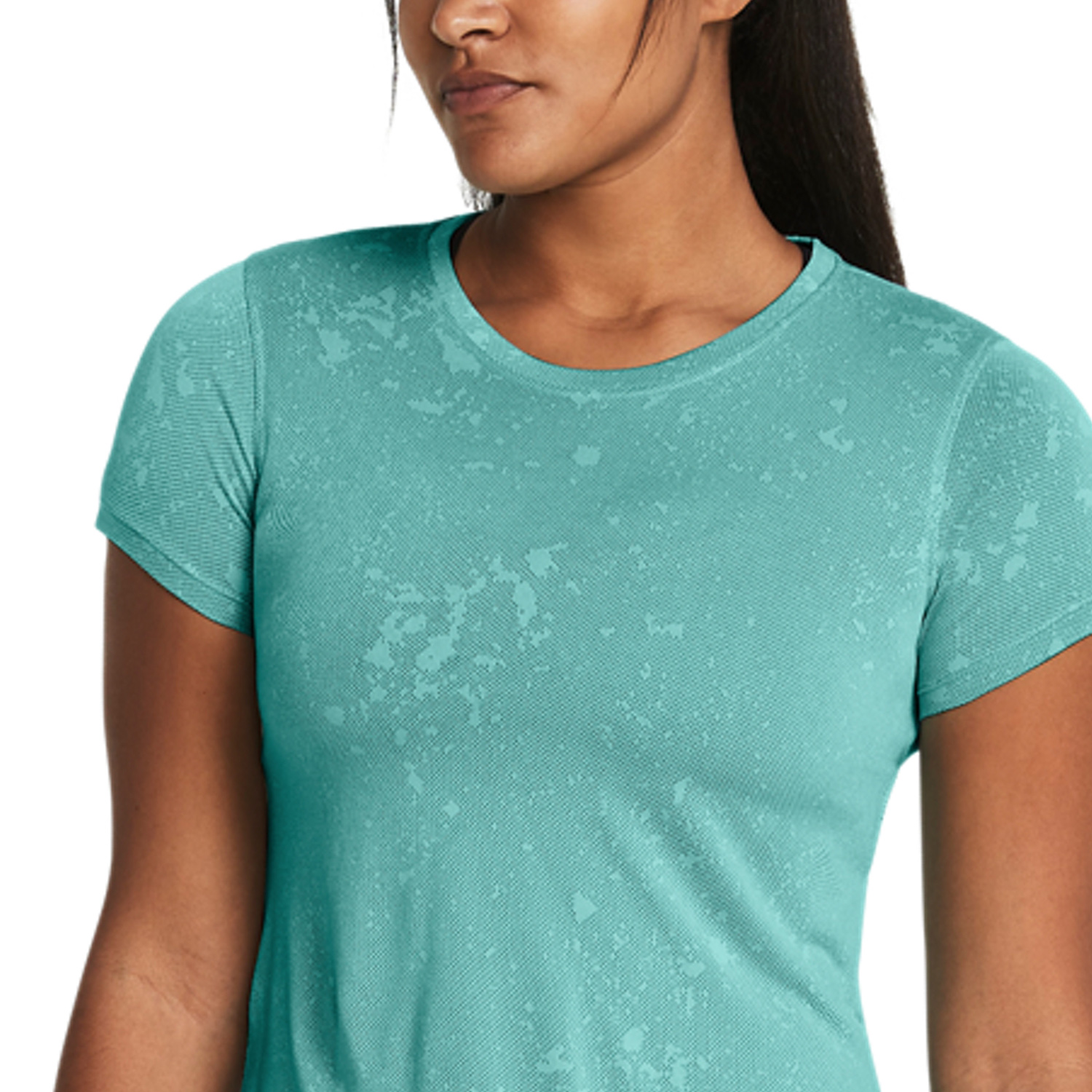 Under Armour Streaker Splatter T-Shirt - Radial Turquoise/Reflective