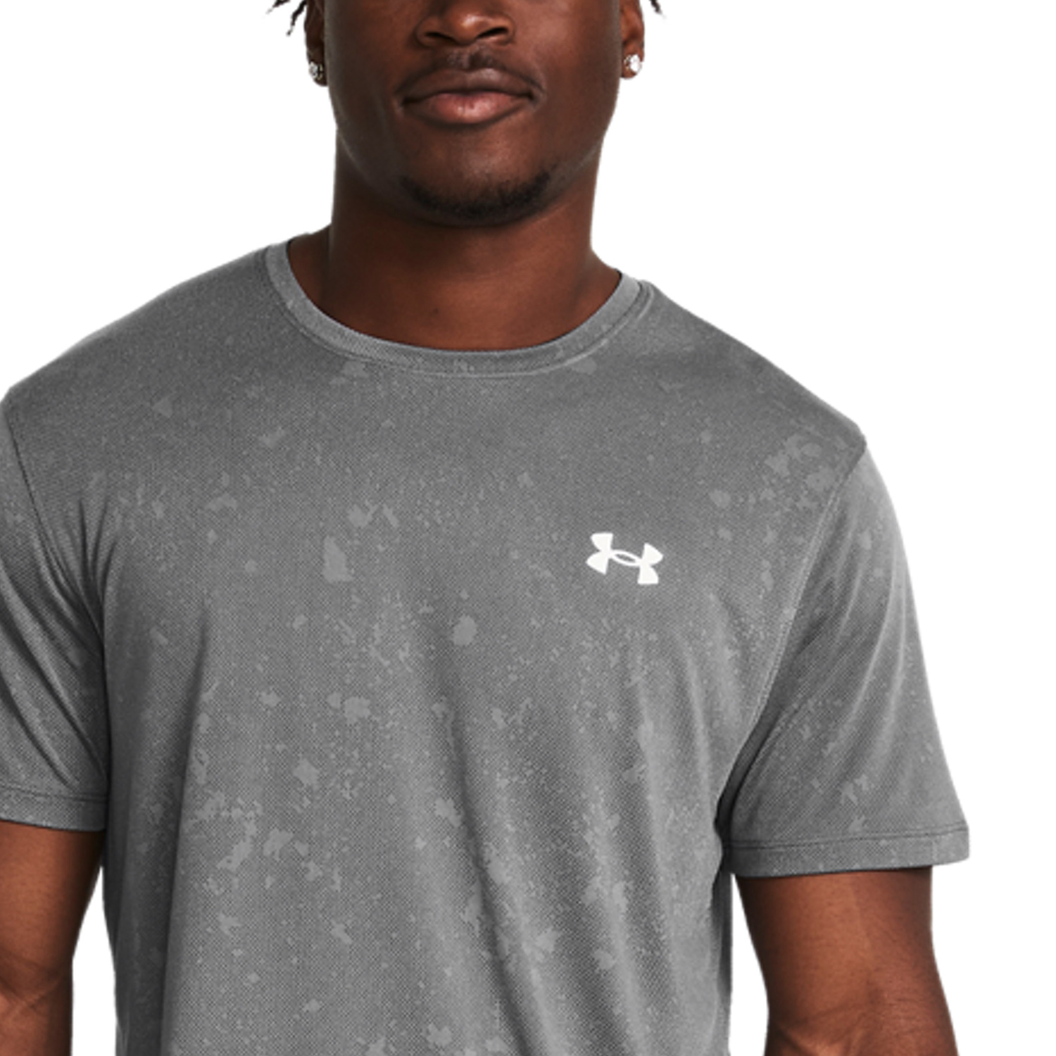 Under Armour Streaker Splatter Camiseta - Titan Gray/Castlerock/Reflective