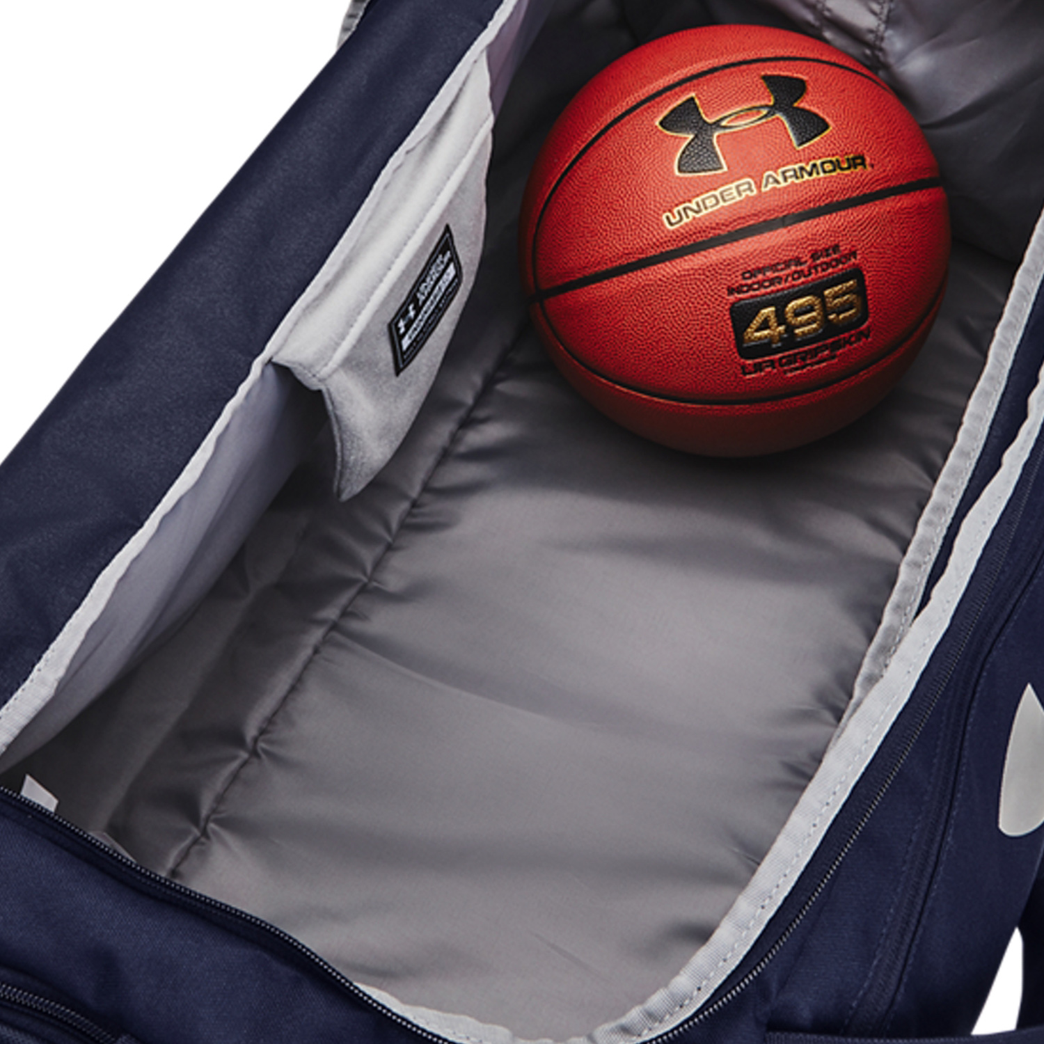 Under Armour Undeniable 5.0 Large Duffle - Midnight Navy/Metallic Silver