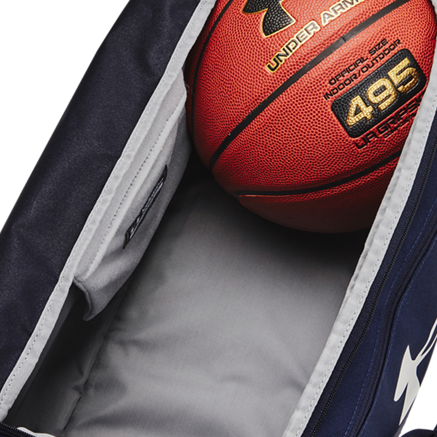 Under Armour Undeniable 5.0 Small Duffle - Midnight Navy/Metallic Silver