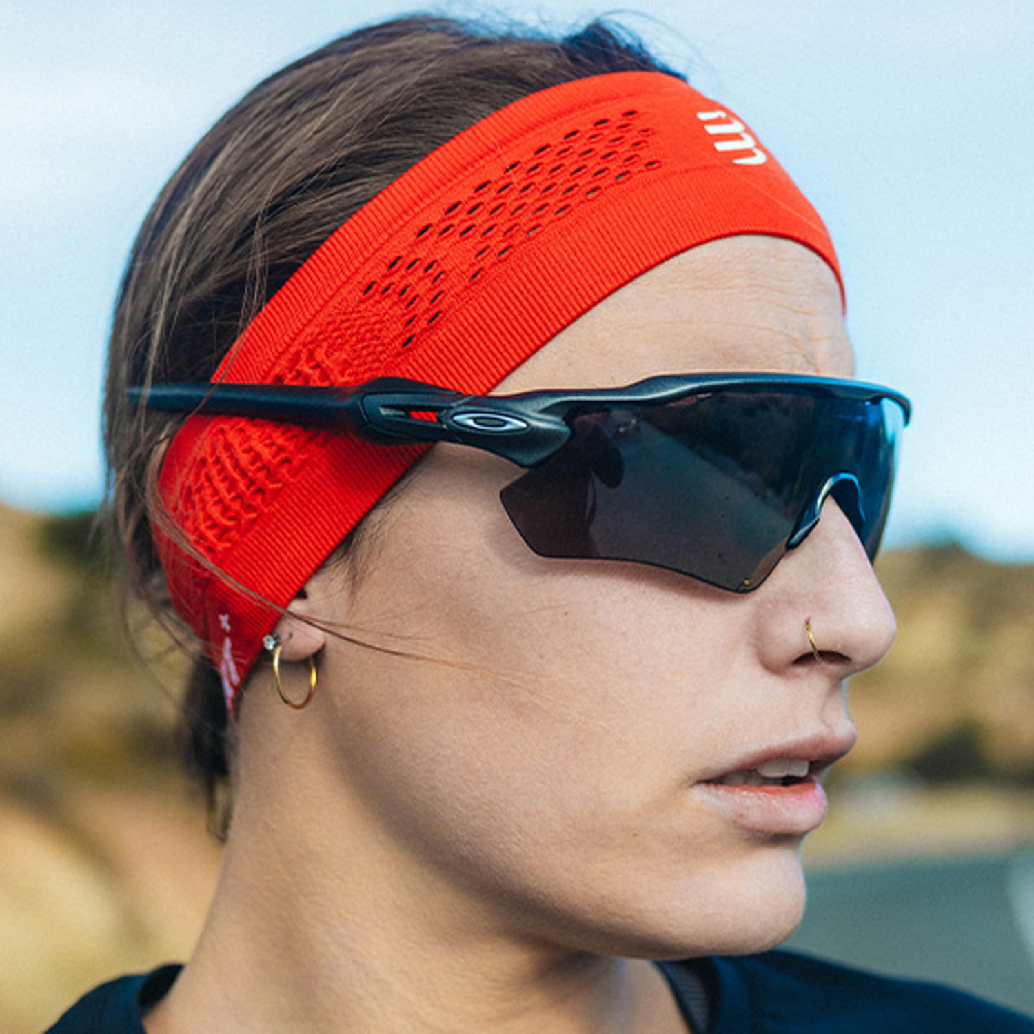 Compressport On/Off Thin Headband - Red