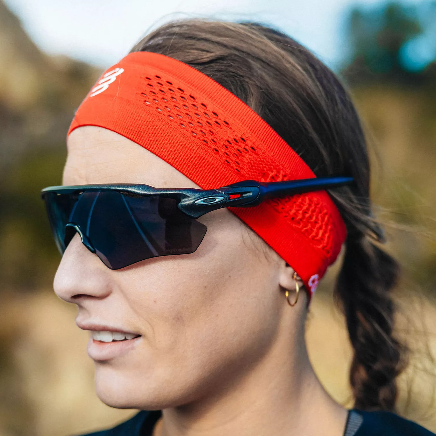 Compressport On/Off Thin Headband - Red