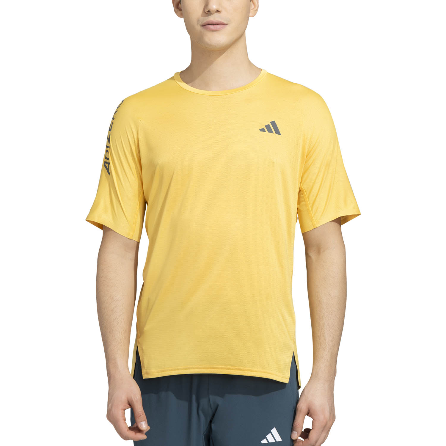 adidas Adizero Heat.RDY Camiseta - Semi Spark/Grey Six