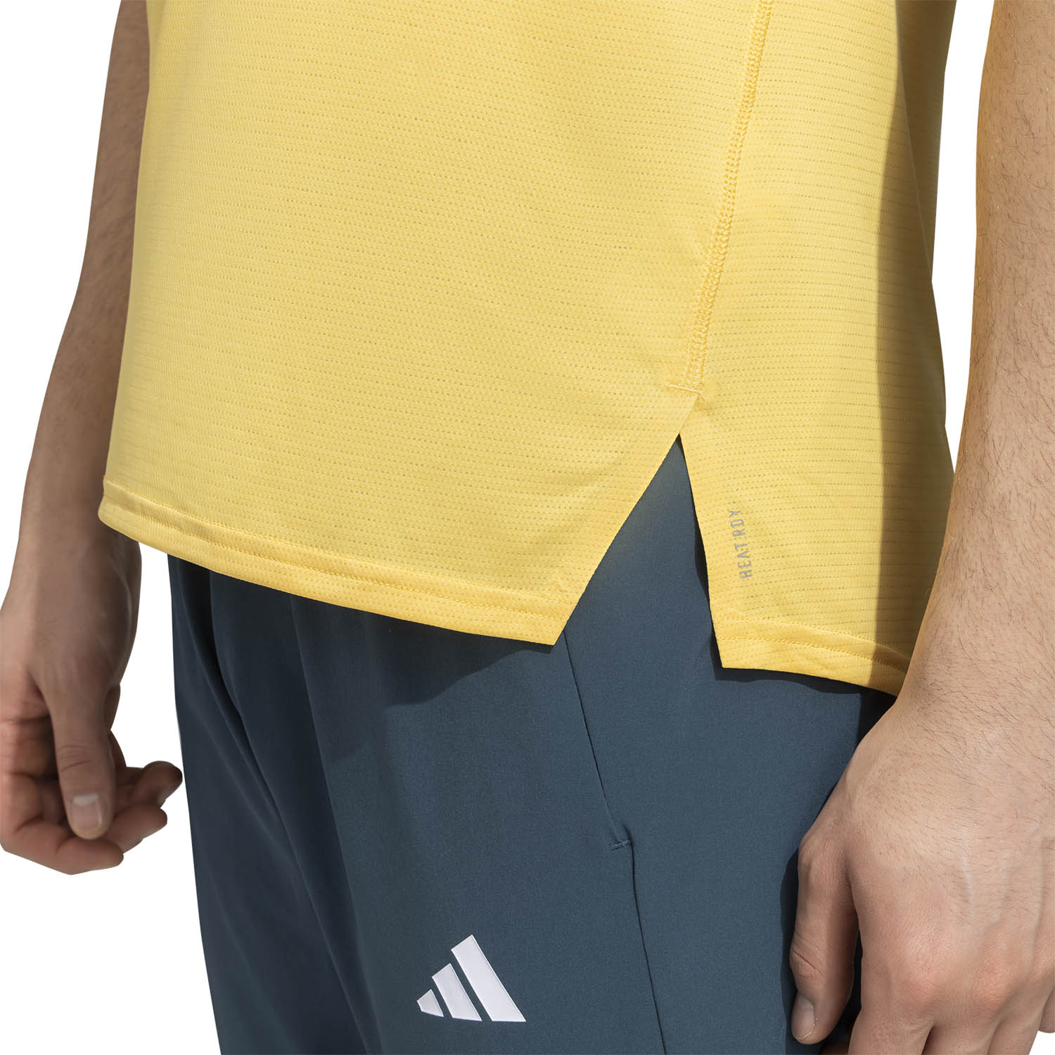 adidas Adizero Heat.RDY T-Shirt - Semi Spark/Grey Six