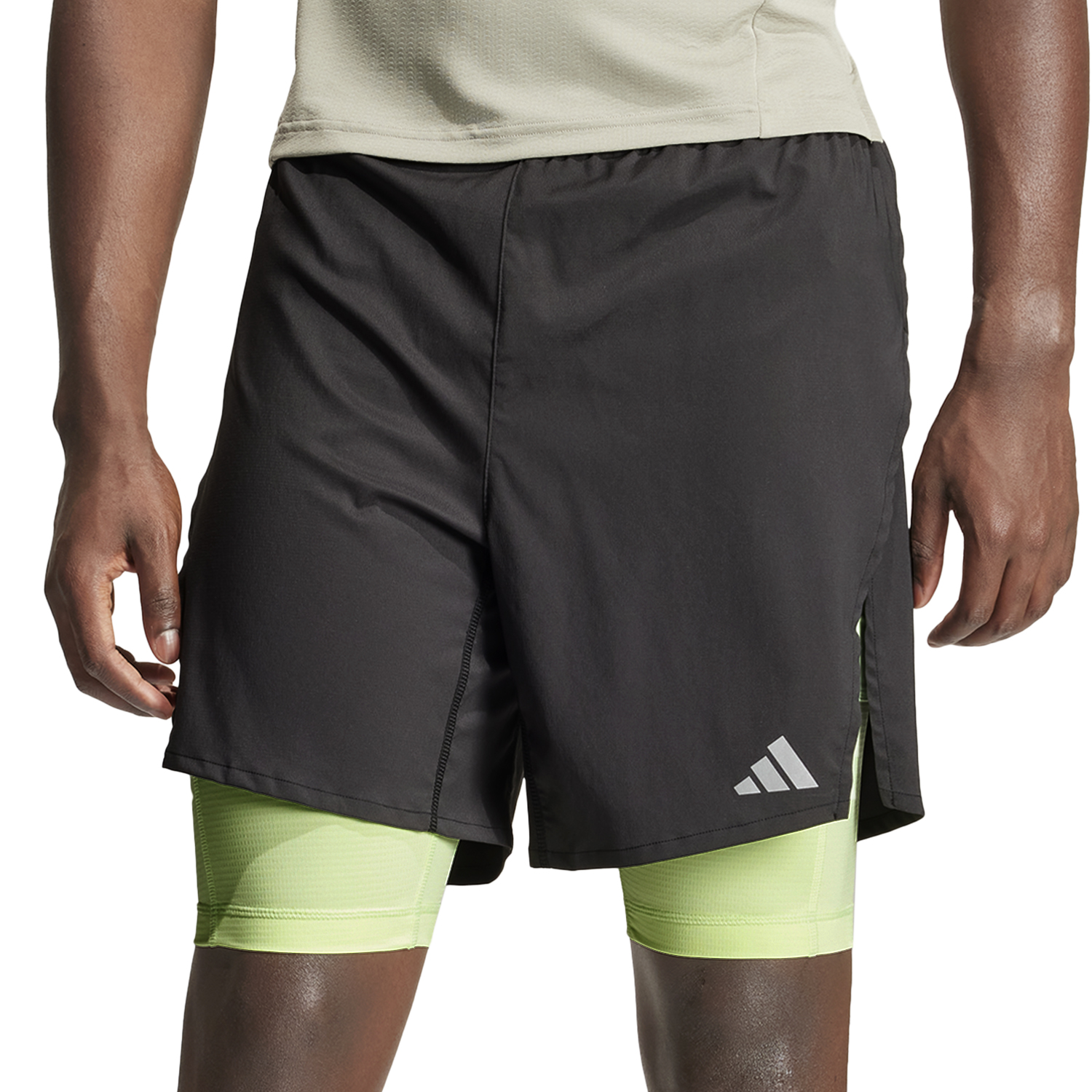 adidas HIIT Heat.RDY 2 in 1 5in Shorts - Black/Segrsp