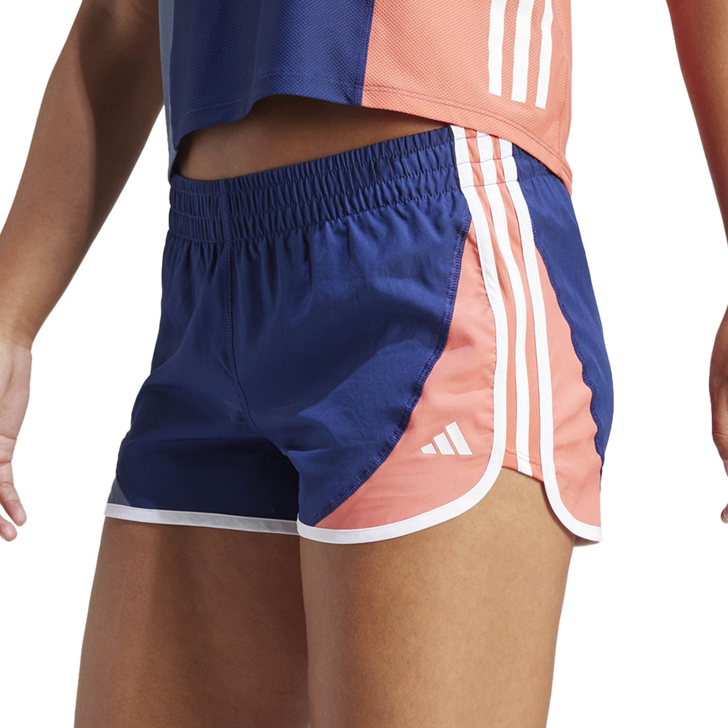 adidas Own The Run 3in Shorts - Dark Blue/Prloin/Prelsc