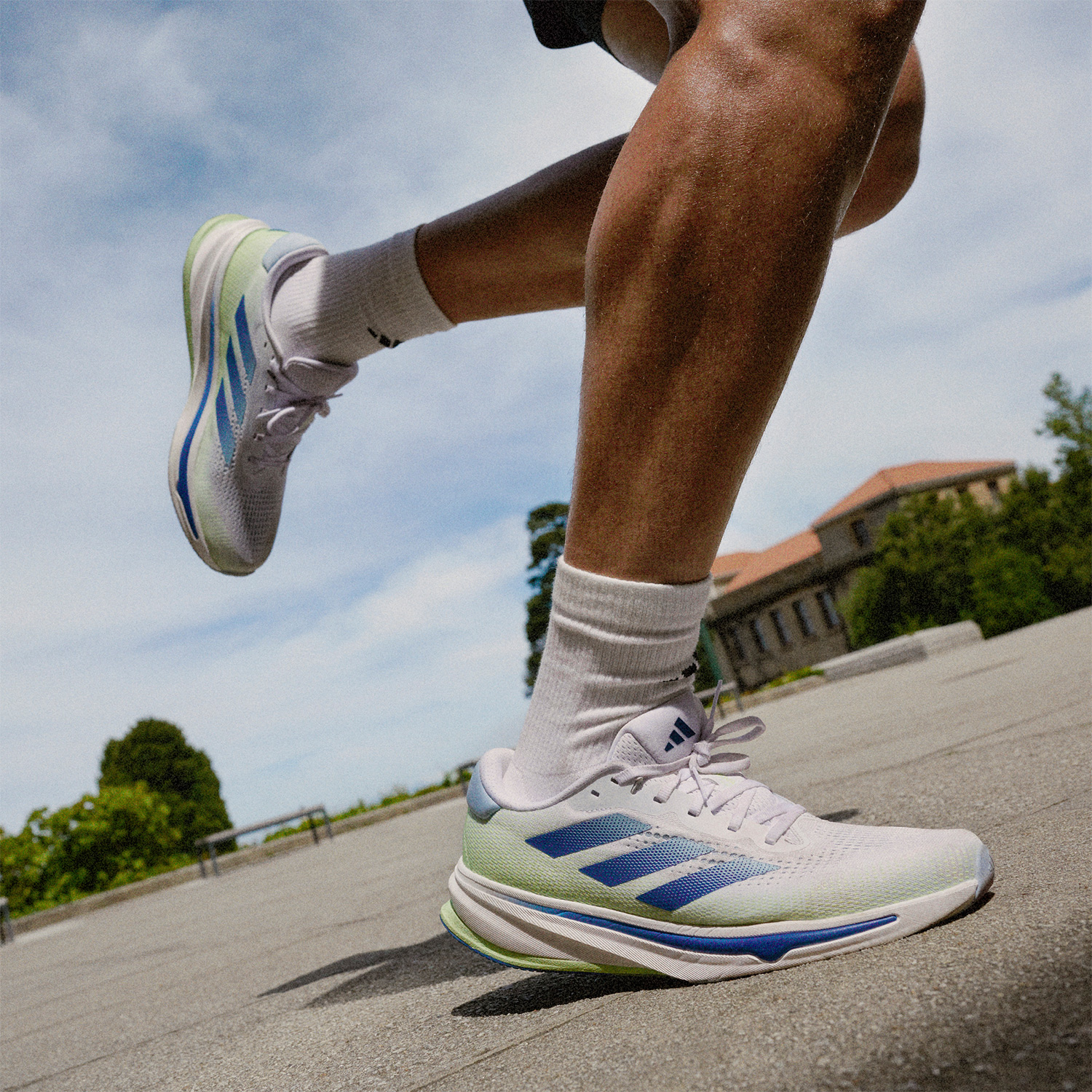 adidas Supernova Rise - Cloud White/Wonder Blue/Green Spark