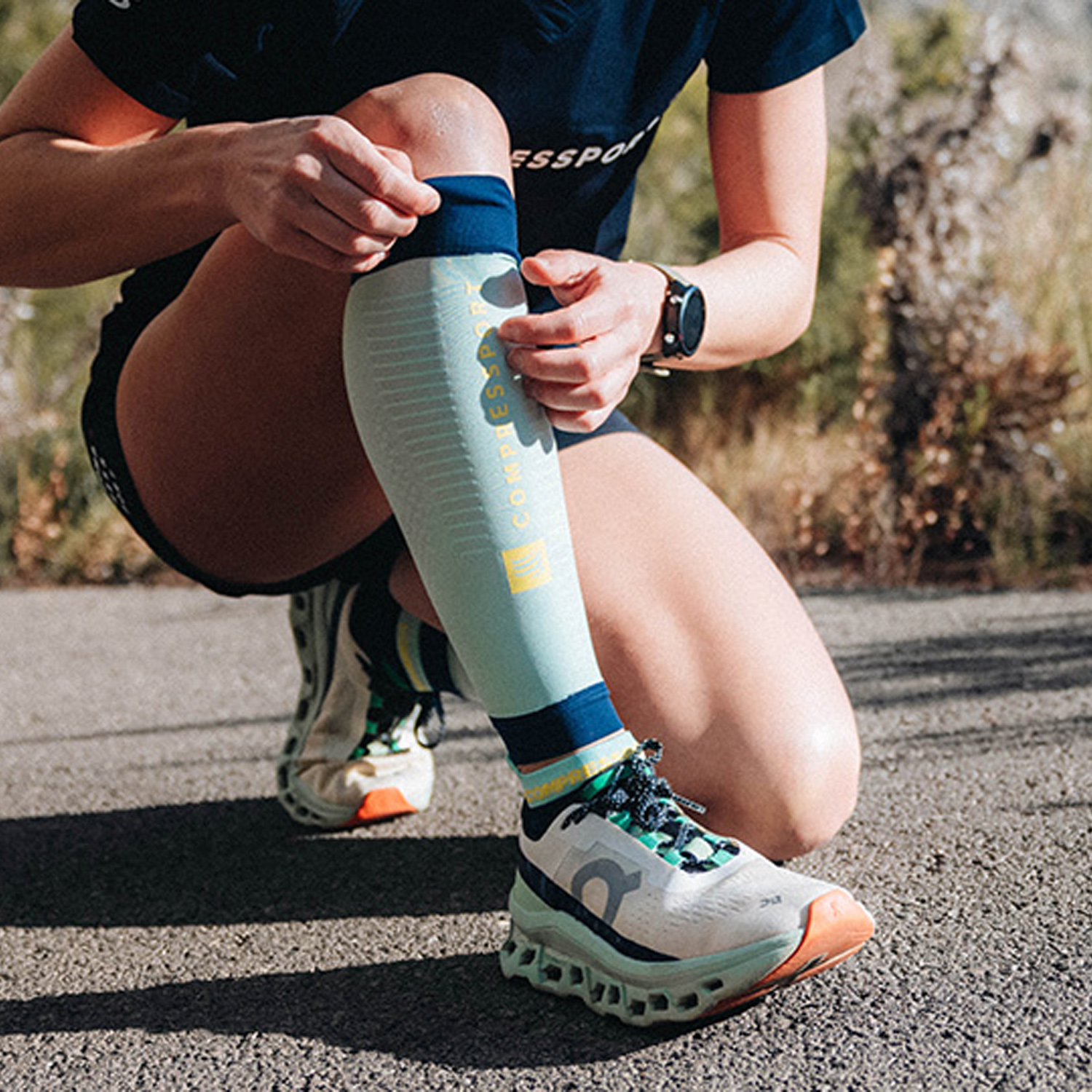 calcetin compressport