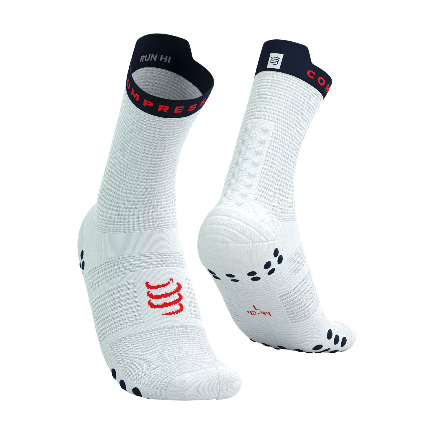 Compressport Pro Racing V4.0 Calcetines - White/Blues
