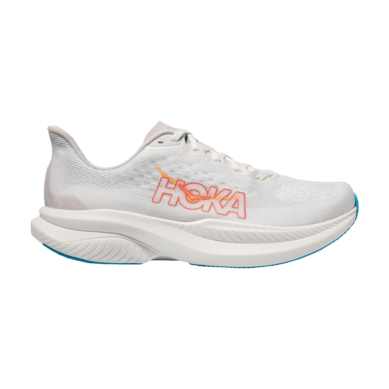 Hoka Mach 6 - White/Nimbus Cloud