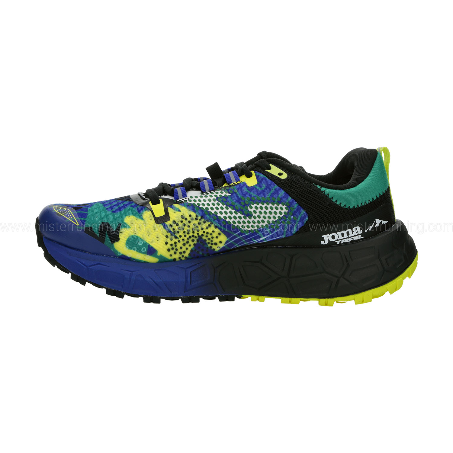 Joma Sima Men's Trail Running Shoes - Royal/Green/Yellow